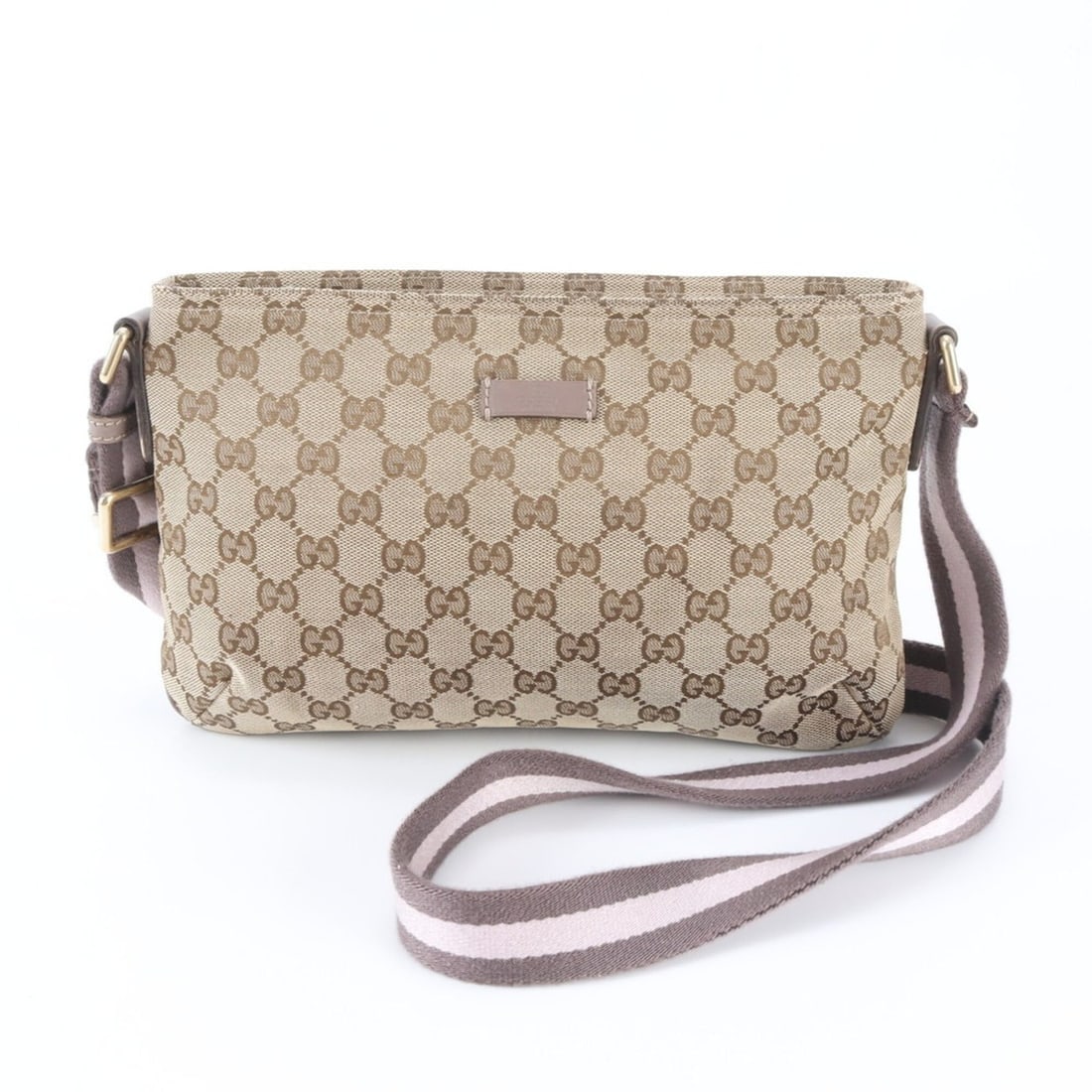 Gucci GG Canvas 189749 Leather Shoulder Bag, Crossbody Handbag, Tote Bag for Women: --- Catalog ---Category: SizeSize (HxWxD): 17cm x 26cm x 5cm / 6.69'' x 10.23'' x 1.96''Category: DesignType: Handbag, Shoulder bag, Tote bagColor: Beige, Brown, PinkGender: WomenMaterial: Leather , C