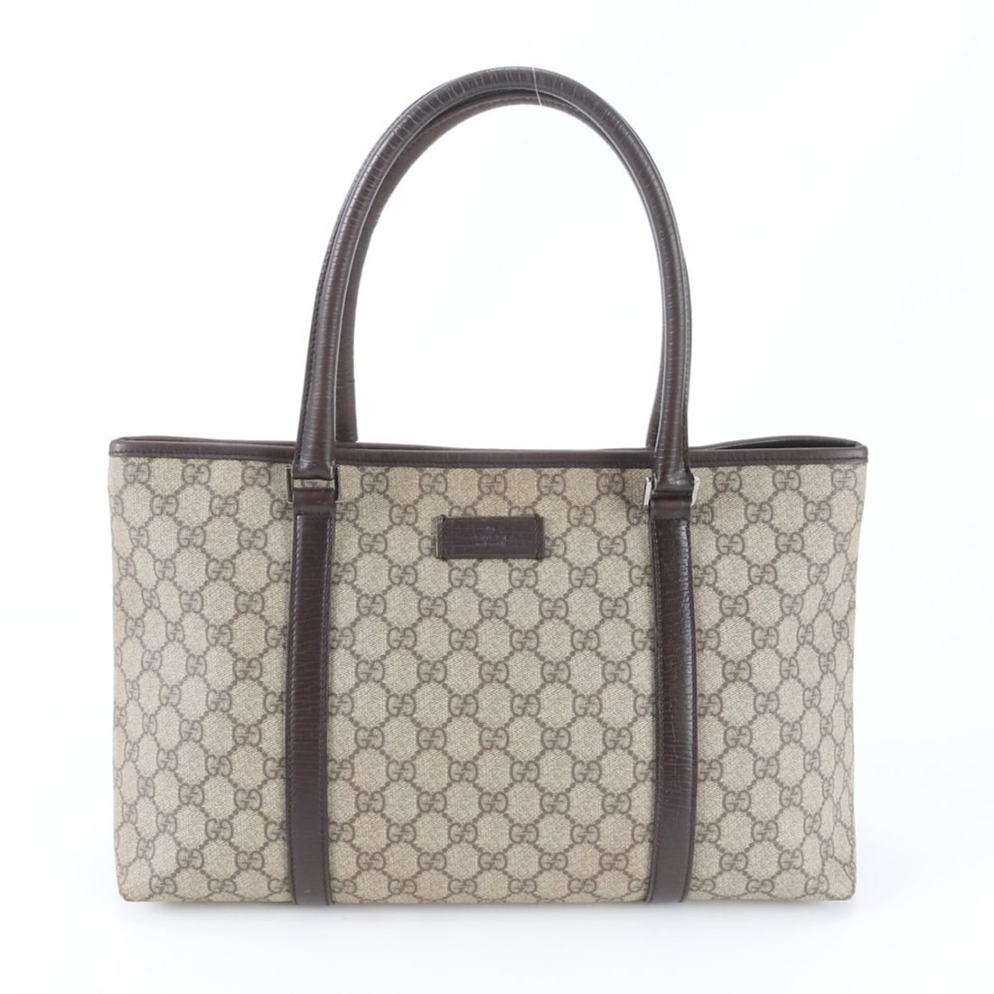 Gucci GG Supreme 111595 Leather Tote Bag, Handbag, Shoulder Brown, Women's: --- Catalog ---Category: SizeSize (HxWxD): 23cm x 38cm x 14cm / 9.05'' x 14.96'' x 5.51''Category: DesignType: Handbag, Shoulder bag, Tote bagColor: Beige, BrownGender: WomenMaterial: Leather ,