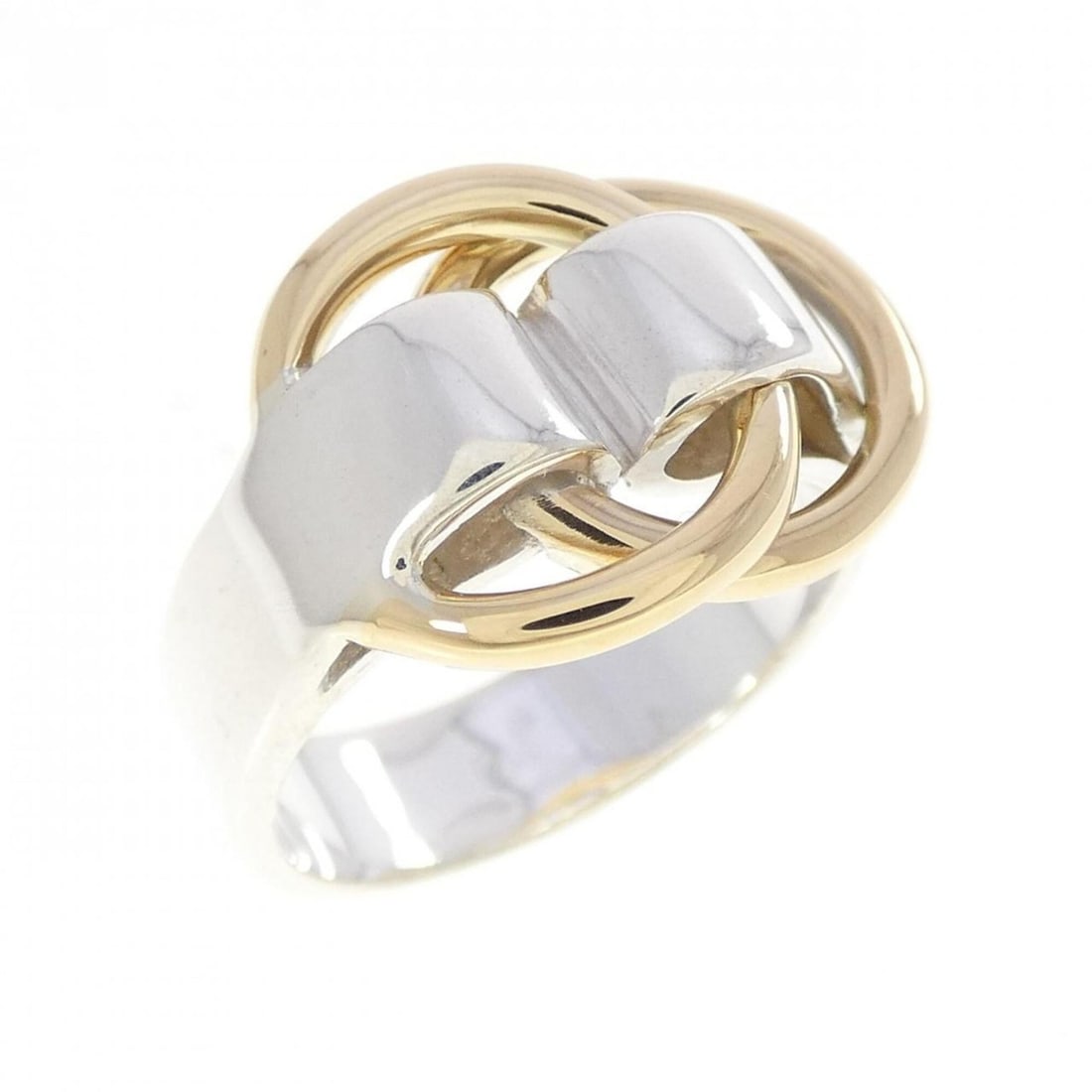 Hermes Hermès Deux No Rings: --- Catalog ---Category: SizeWeight: 6.3g / 0.22oz.JP Size: 10US Size: 5.5Category: DesignType: Band ringGender: WomenCategory: GeneralBrand: Hermes--- Item List ---Section: ConditionRanking: Rank A