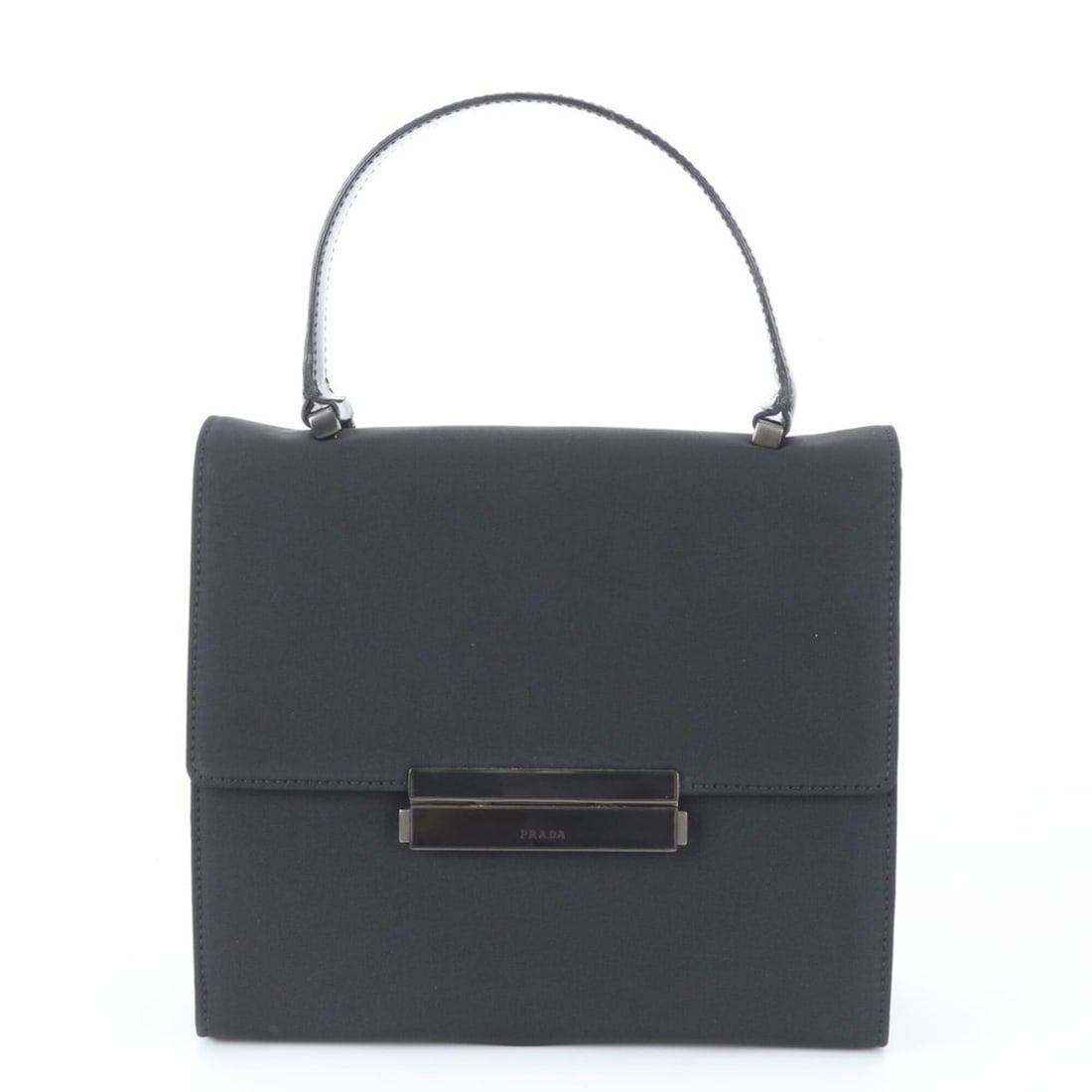 Prada Leather Nylon Handbag Tote Bag Black Brand Women's: --- Catalog ---Category: SizeSize (HxWxD): 20cm x 21cm x 7cm / 7.87'' x 8.26'' x 2.75''Category: DesignType: Handbag, Tote bagColor: BlackGender: WomenMaterial: Nylon , Leather Category: