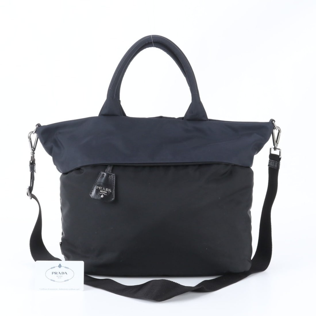 Prada BR4521 Tessuto Nylon Reversible 2-Way Shoulder Bag (Crossbody) for Women (with Guarantee Card) (1 of 15)