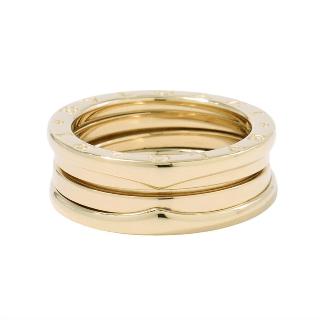 Bvlgari Bulgari B-zero1 2-band ring, 18K yellow gold, ring size 58. (1 of 12)
