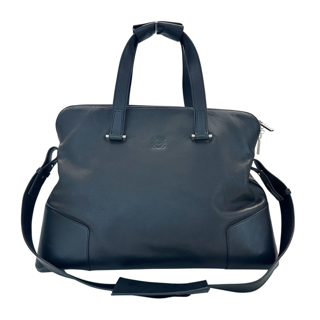 Loewe LOEWE Men's Handbag, Brand Name Handbag/Shoulder Bag, 2-way, Leather, Black: --- Catalog ---Category: SizeSize (HxWxD): 30cm x 43cm x 18cm / 11.81'' x 16.92'' x 7.08''Category: DesignType: Handbag, Shoulder bagColor: BlackGender: MenMaterial: Leather Category: GeneralBrand: Lo