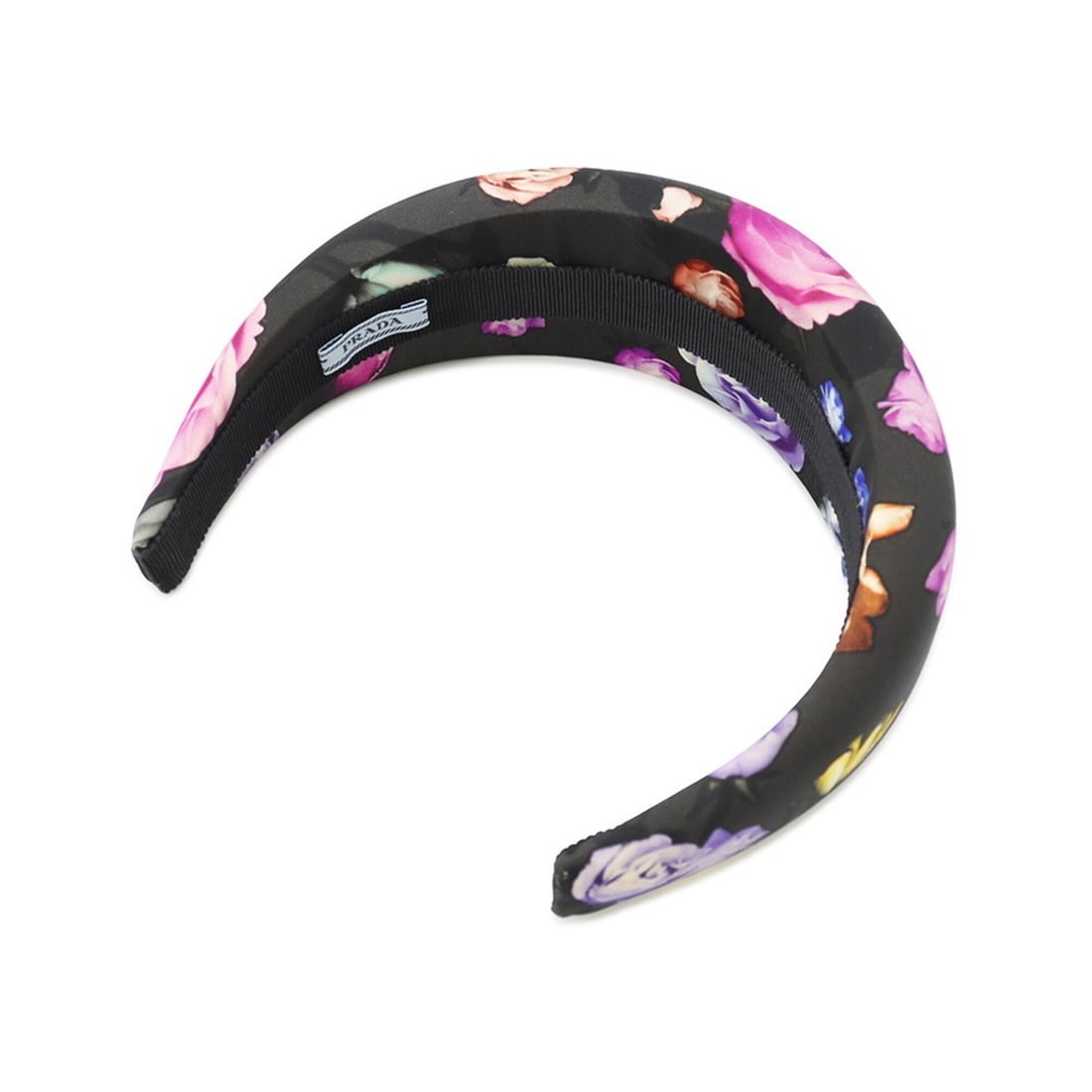 Prada headband, flower triangle, nylon, PRADA hair, (1 of 9)