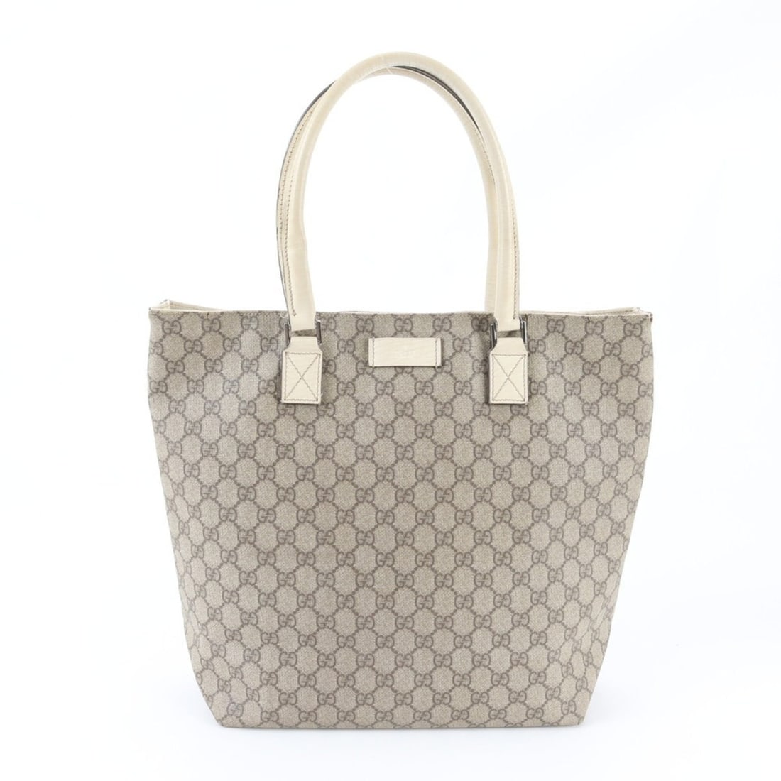 Gucci GG Supreme 131220 Leather Tote Bag, Handbag, Shoulder Brand Name, Women's: --- Catalog ---Category: SizeSize (HxWxD): 33cm x 30cm x 14cm / 12.99'' x 11.81'' x 5.51''Category: DesignType: Handbag, Tote bagColor: BeigeGender: WomenMaterial: GG Supreme Category: GeneralMPN: 131