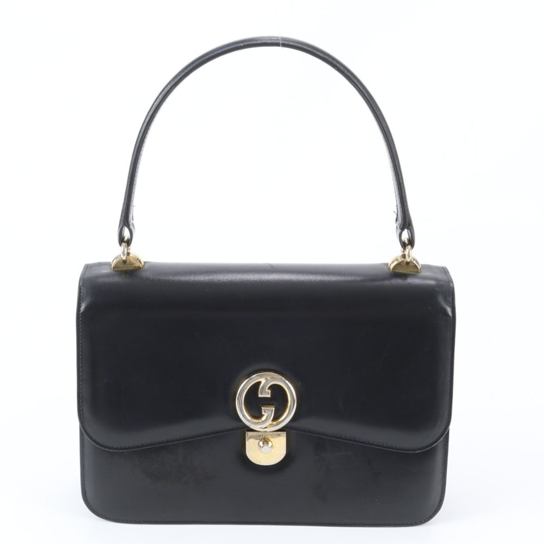 Vintage Gucci GG hardware leather handbag, black, brand name, women's.: --- Catalog ---Category: SizeSize (HxWxD): 17cm x 26cm x 8cm / 6.69'' x 10.23'' x 3.14''Category: DesignType: HandbagColor: BlackGender: WomenMaterial: Leather Category: GeneralBrand: GucciCountry of 