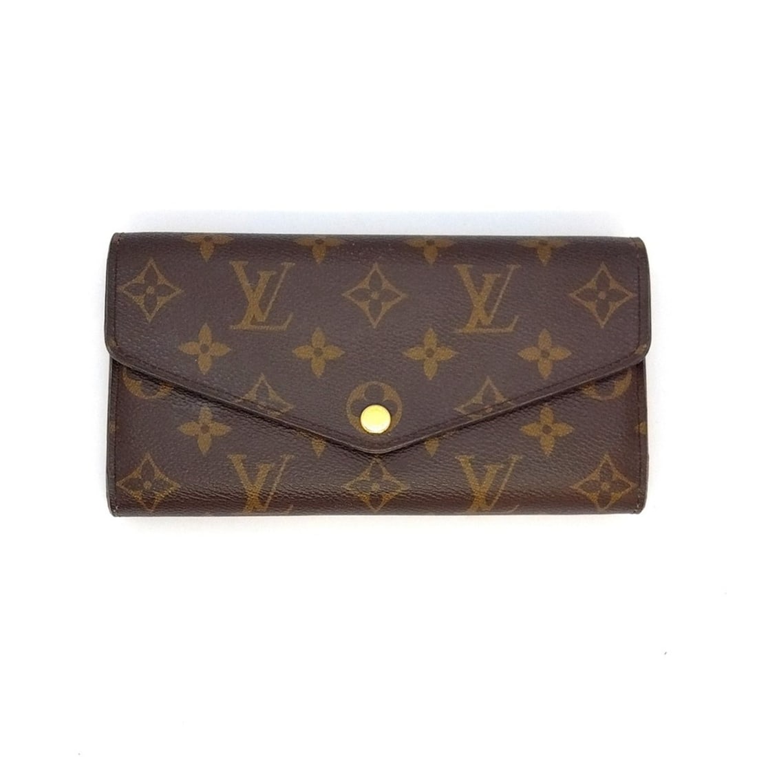 Louis Vuitton Portefeuille Sarah Long Wallet, Monogram Canvas, M60531, RFID, Men's/Women's: --- Catalog ---Category: SizeSize (HxWxD): 10cm x 19cm x 3.5cm / 3.93'' x 7.48'' x 1.37''Category: DesignType: Long wallet (bi-fold)Color: BlackGender: Men,WomenMaterial: Monogram Category: GeneralLin