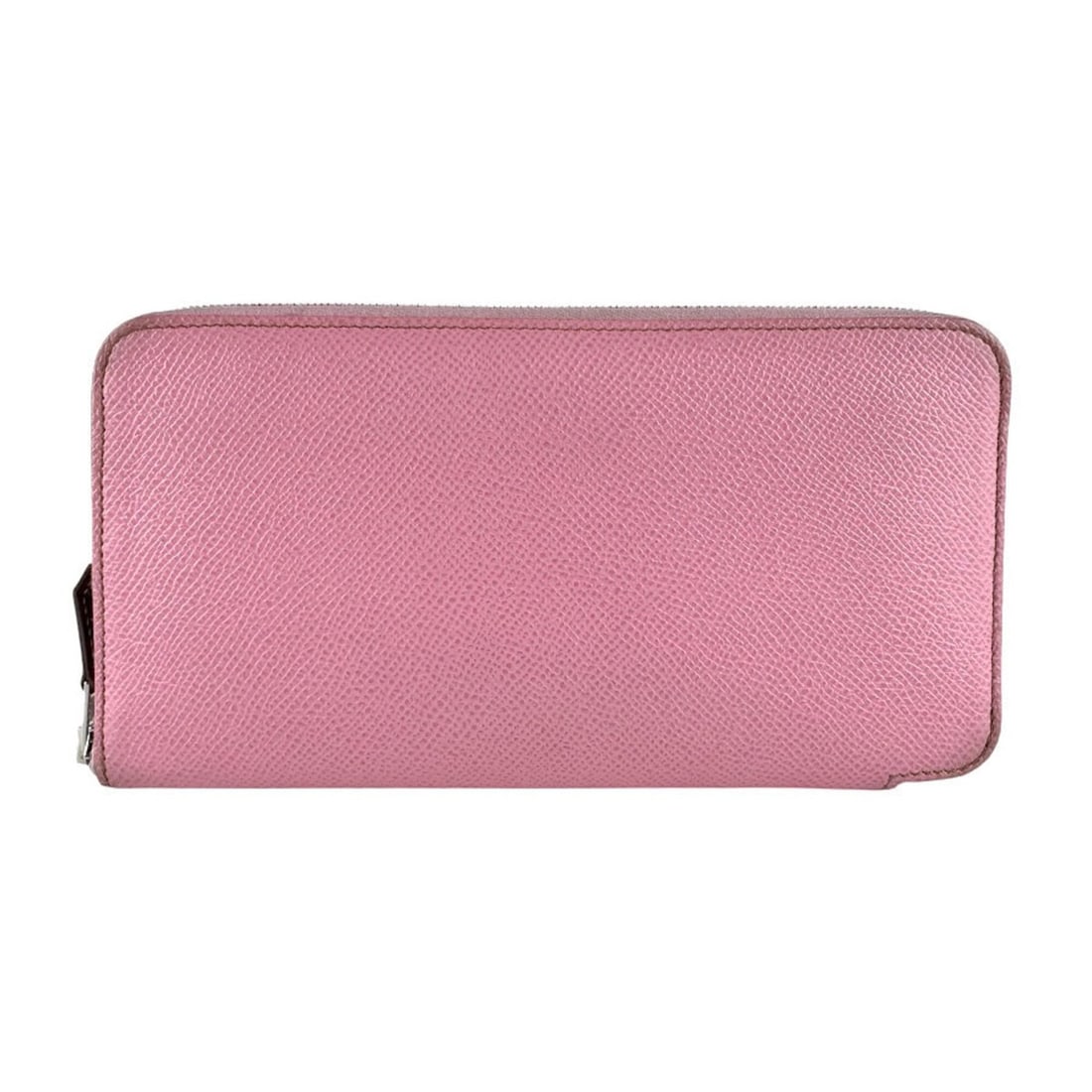 Hermes HERMES Round Zipper Long Wallet Azap Silk In Veau Epsom Pink Women's z9951 (1 of 12)