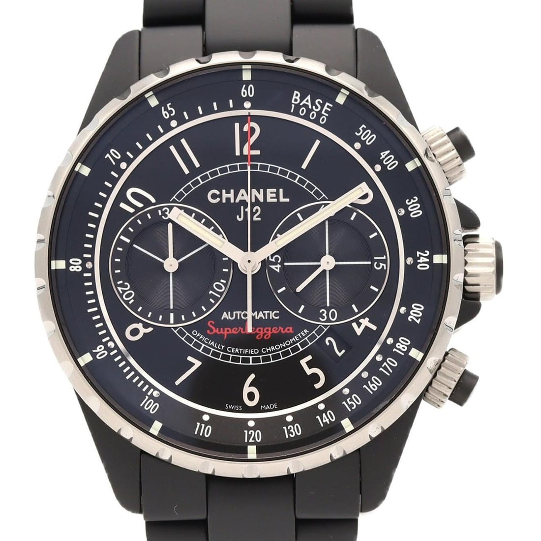 Chanel J12 Superleggera Chronograph Ceramic H3409 Automatic Watch (1 of 8)