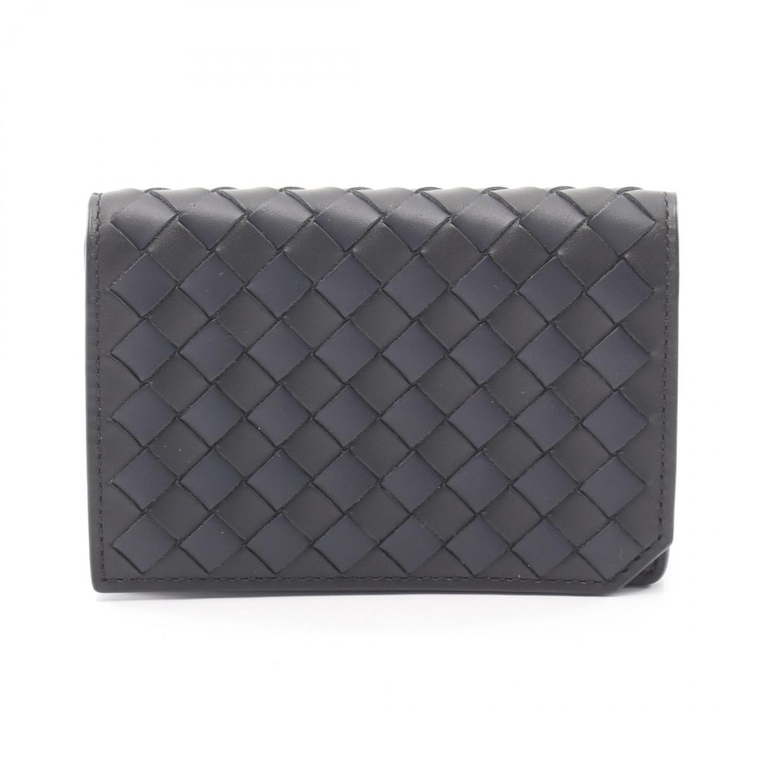 Bottega Veneta Intrecciato Business Card Holder/Card Case, Leather, Men's Accessory, Black/Navy: --- Catalog ---Category: DesignType: Card caseColor: Black, NavyGender: MenMaterial: Leather Category: GeneralBrand: Bottega VenetaCategory: Physical PropertiesSize (HxWxD): 8cm x 11cm x 2.5cm / 3.14'