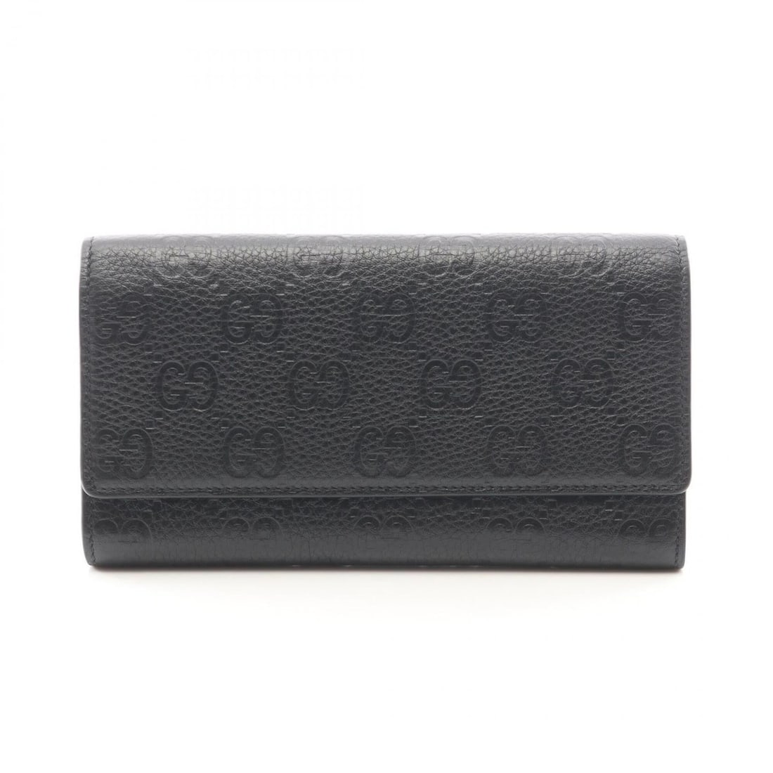 Gucci GG Emblem Continental Long Wallet, Bi-fold Leather, Women's, Black, 815922: --- Catalog ---Category: SizeSize (HxWxD): 11cm x 19cm x 2cm / 4.33'' x 7.48'' x 0.78''Category: DesignType: Long wallet (bi-fold)Color: BlackGender: WomenMaterial: Leather Category: GeneralMPN: 81592