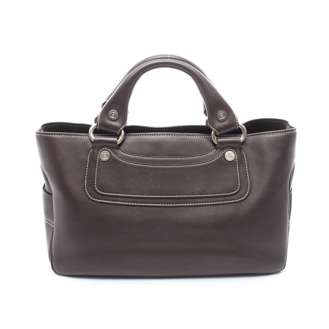 Celine Boogie Bag Handbag, Leather, Women's, Brown: --- Catalog ---Category: SizeSize (HxWxD): 20cm x 32cm x 13cm / 7.87'' x 12.59'' x 5.11''Category: DesignType: HandbagColor: BrownGender: WomenMaterial: Leather Category: GeneralBrand: Celine--- Item 