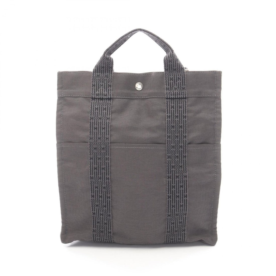 Hermes Herline Ad MM Backpack/Handbag, Nylon Canvas, Women's, Gray (1 of 20)