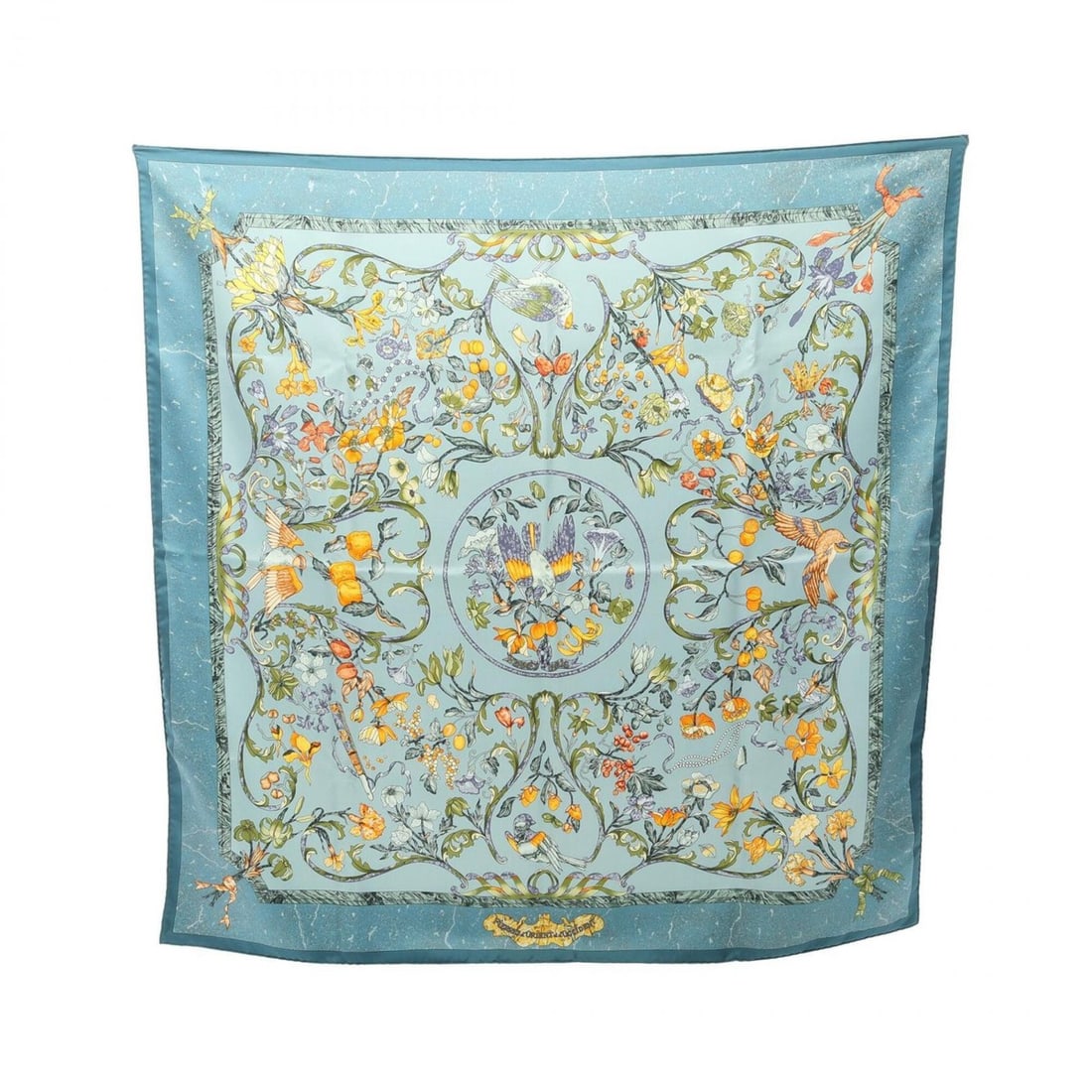 Hermes Carre 90 PIERRES d' ORIENT et OCCIDENT Scarf/Muffler, Silk, Women's, Green/Multicolor: --- Catalog ---Category: SizeSize (LxW): 89cm x 89cm / 35.03'' x 35.03''Category: DesignType: ScarfColor: Green, Multi-colorGender: WomenMaterial: Silk Category: GeneralBrand: Hermes--- Item List ---S