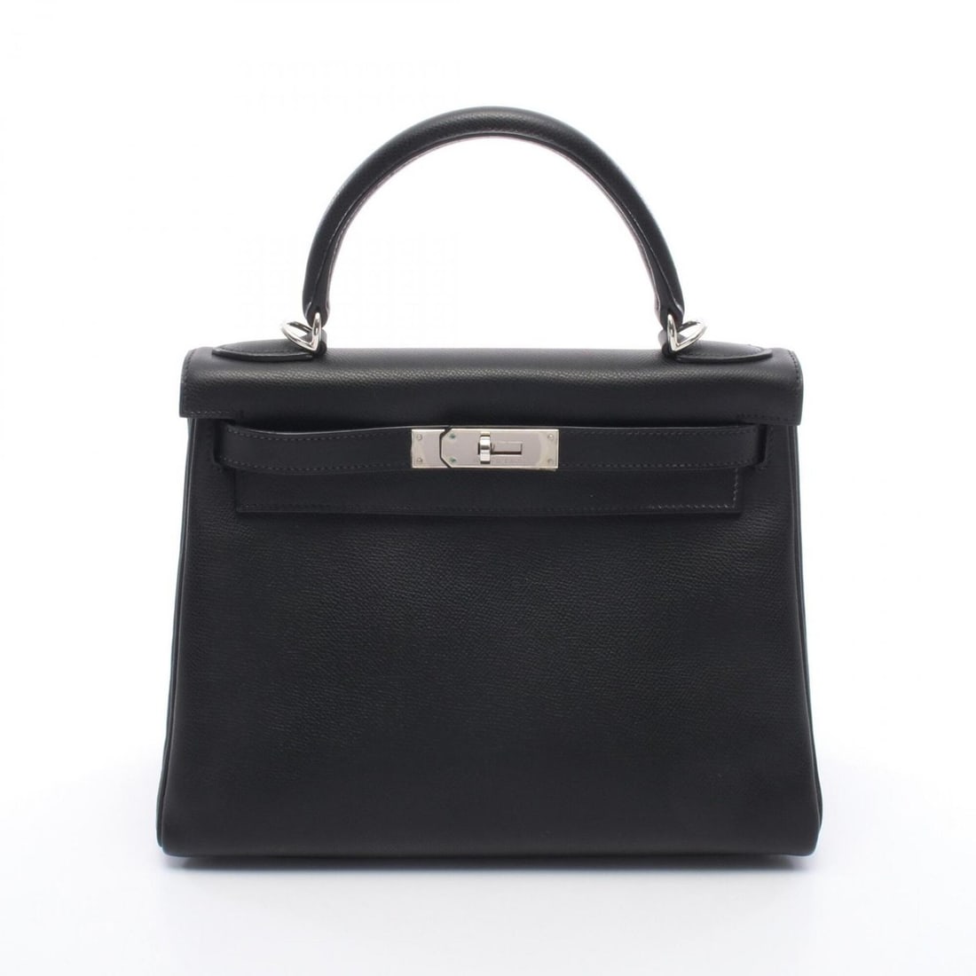 Hermes Kelly 28, 2-way handbag, Veau Epsom leather, black. (1 of 9)