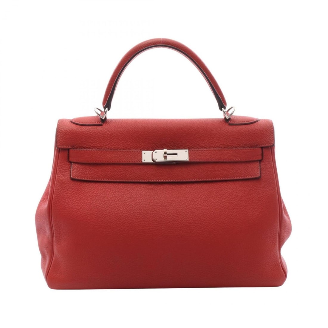 Hermes Kelly 32 Rouge Casaque, 2-way handbag, Togo leather, red, 028747CK (1 of 11)