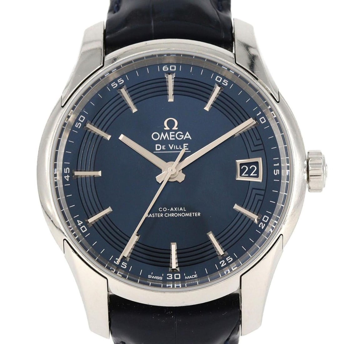 Omega De Ville Hour Vision 433.33.41.21.03.001 Stainless Steel Automatic Watch (1 of 14)