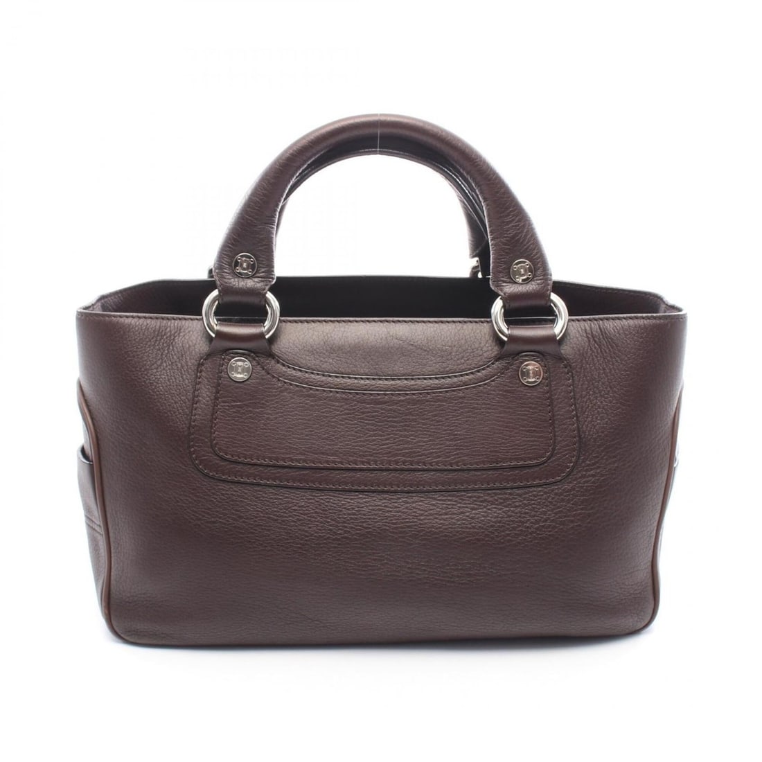 Celine Boogie Bag Handbag, Leather, Women's, Brown, 134023 (1 of 17)