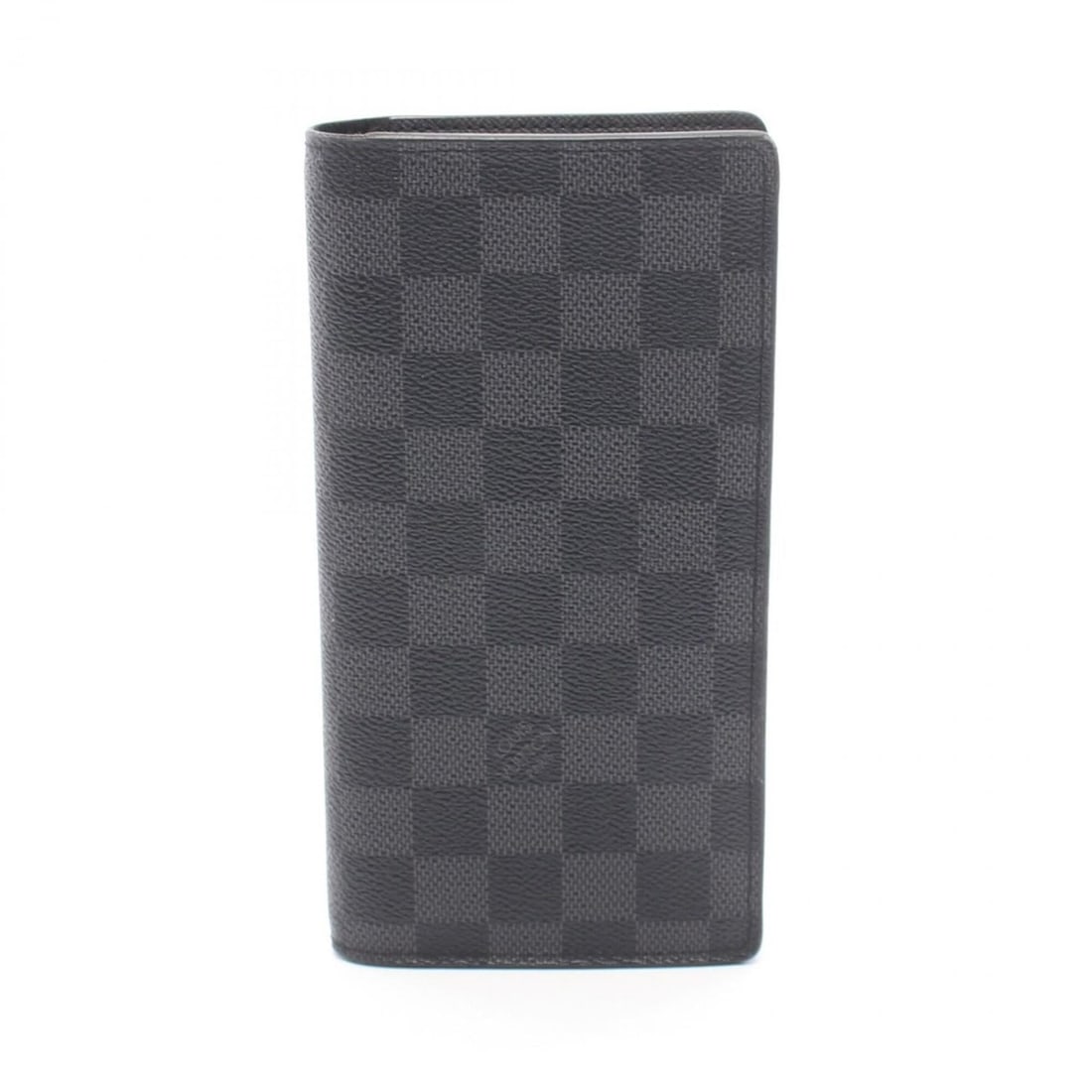 Louis Vuitton Portefeuille Brazza Damier Graphite Bi-fold Long Wallet, Leather, Men's, Black, N62665 (1 of 13)