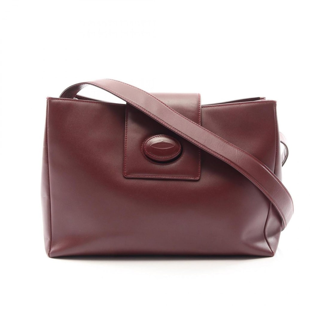Cartier Must Line Shoulder Bag/Handbag, Leather, Women's, Bordeaux (Burgundy) (1 of 13)
