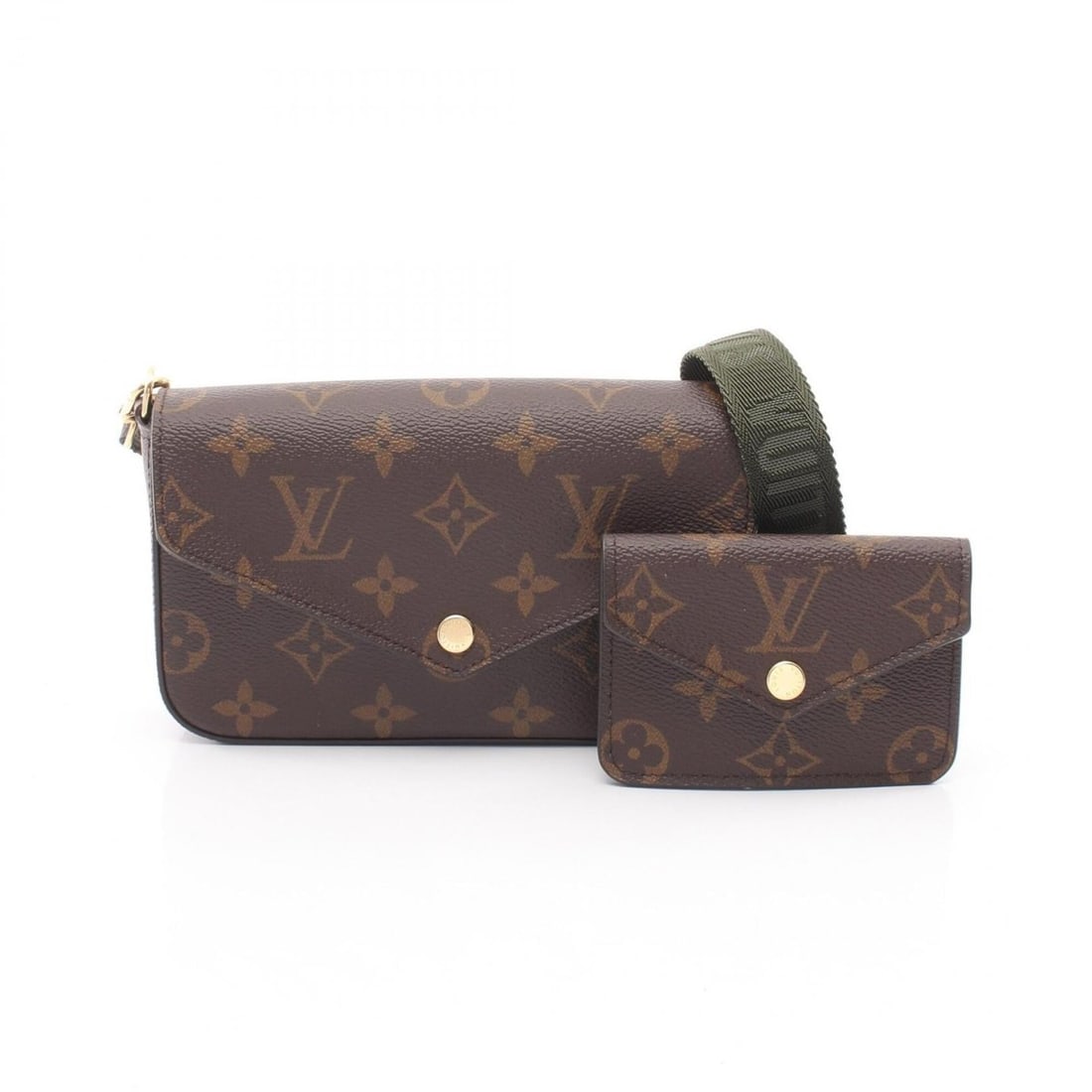Louis Vuitton Multi Pochette Felicie Shoulder Bag/Handbag, Coated Canvas, Monogram, Women's, (1 of 8)
