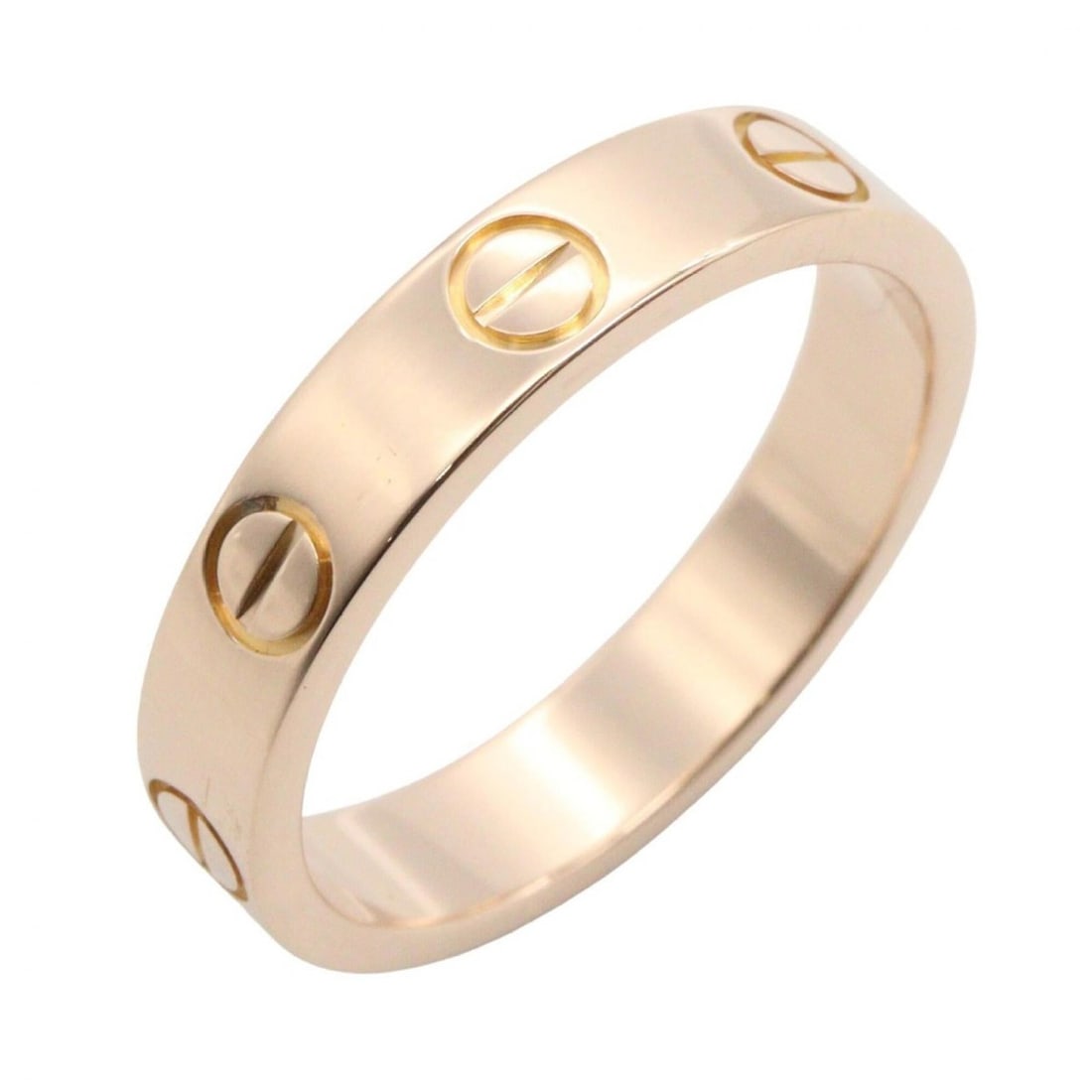 Cartier Mini Love Ring, 18K Pink Gold (PG), Men's and Women's, Tone (1 of 10)
