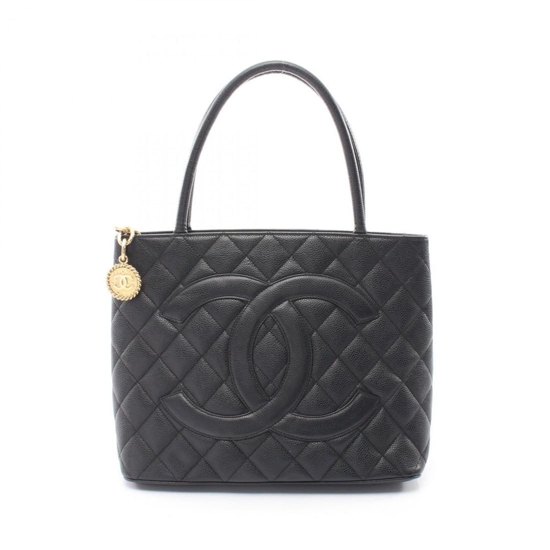 Chanel Reissue Tote Bag, Handbag, Caviar Leather (Grained Calfskin), Women's, Black, A01804 (1 of 11)