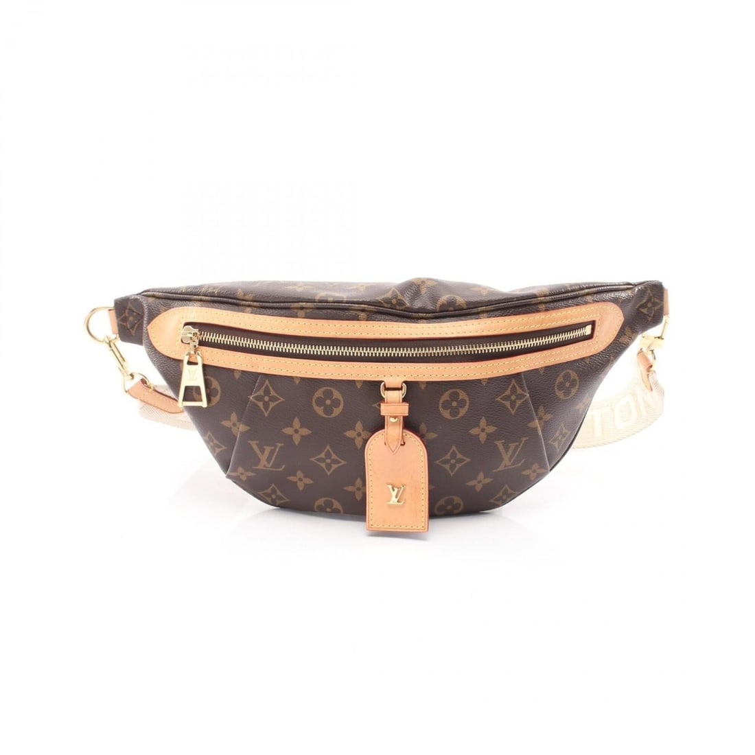Louis Vuitton High-Rise Monogram Waist Bag/Body Bag/Handbag, Coated Canvas and Leather, Pattern, (1 of 14)