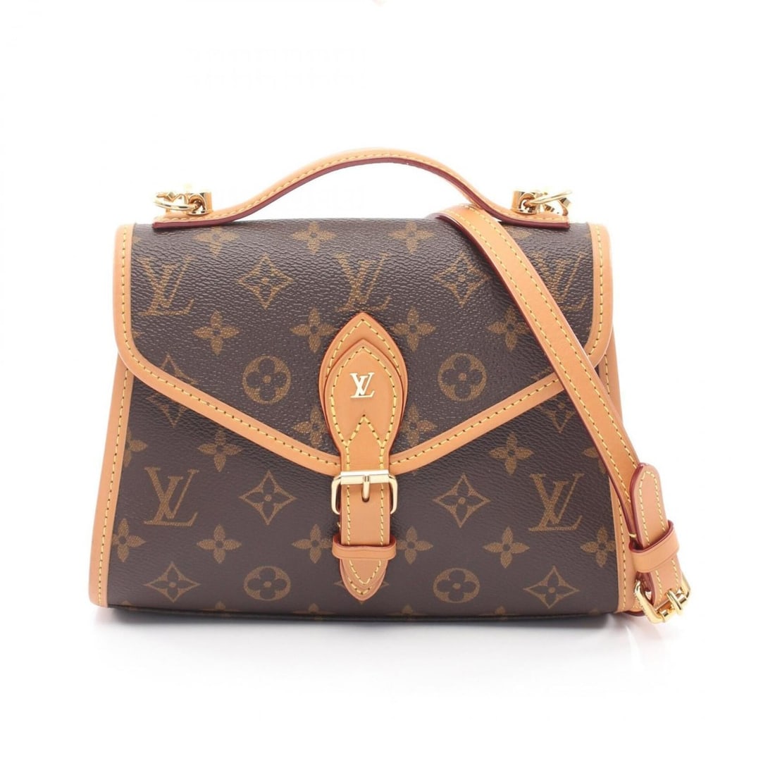 Louis Vuitton LV Ivy Monogram 2-Way Handbag, Coated Canvas and Leather, Pattern, Women's, Brown, (1 of 8)