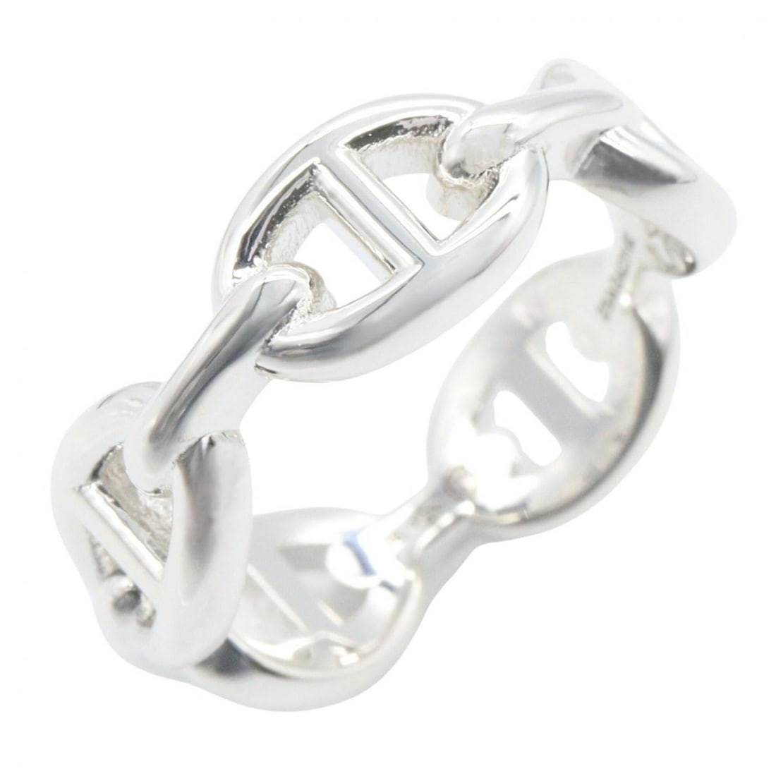 Hermes HERMES Enchainée Ring, Jewelry, Sterling Silver 925, Women's, Tone, H109507B (1 of 10)