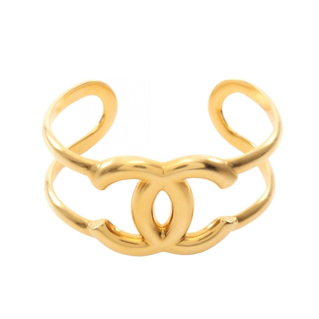 Chanel Coco Mark Bangle Accessory, Gold Plated (GP), Women's, Tone (1 of 9)