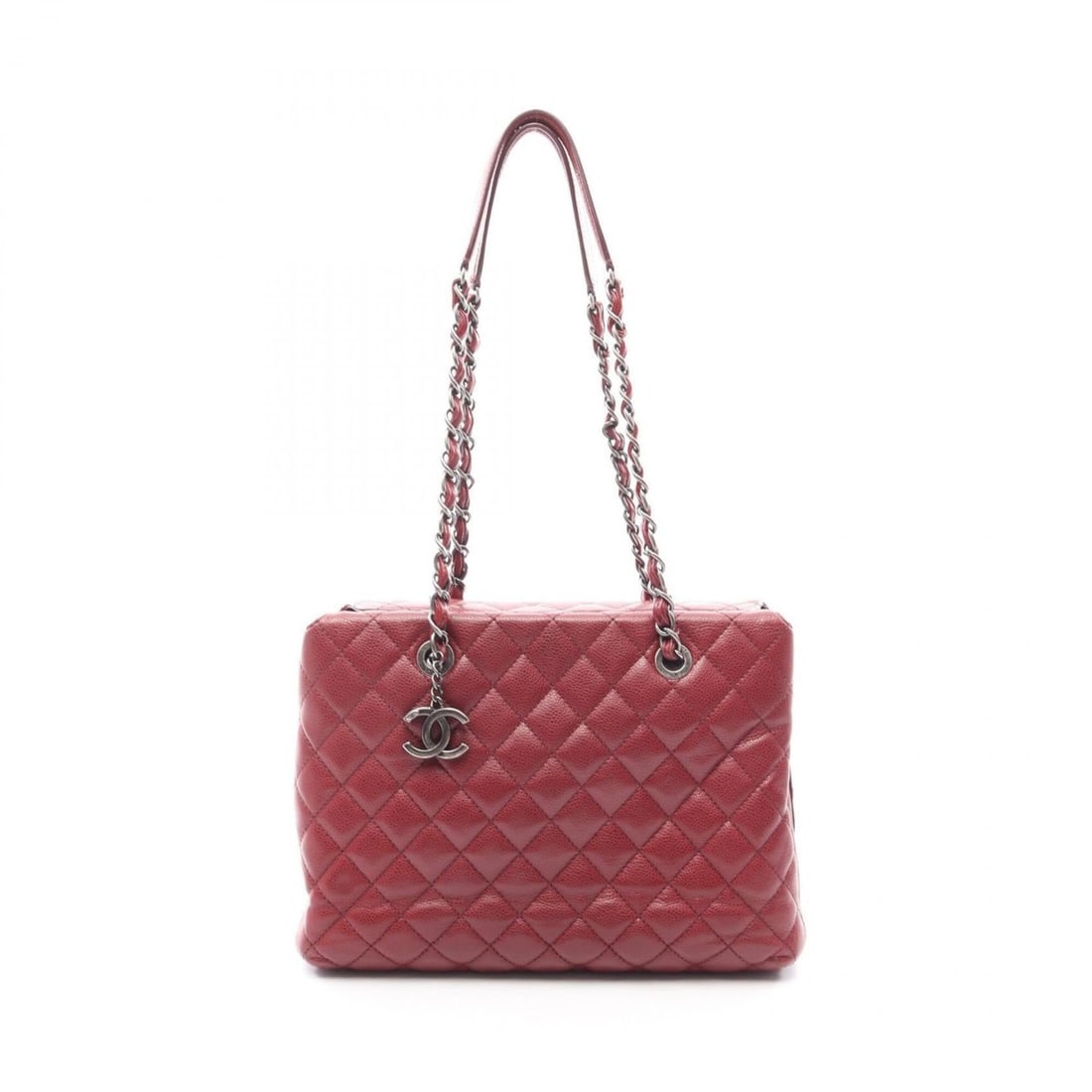 Chanel Matelassé Shoulder Bag/Handbag, Caviar Leather (Grained Calfskin), Women's, Bordeaux Color: --- Catalog ---Category: SizeSize (HxWxD): 23.5cm x 29cm x 11cm / 9.25'' x 11.41'' x 4.33''Category: DesignType: Handbag, Shoulder bagColor: BordeauxGender: WomenMaterial: Grained Calfskin Category: