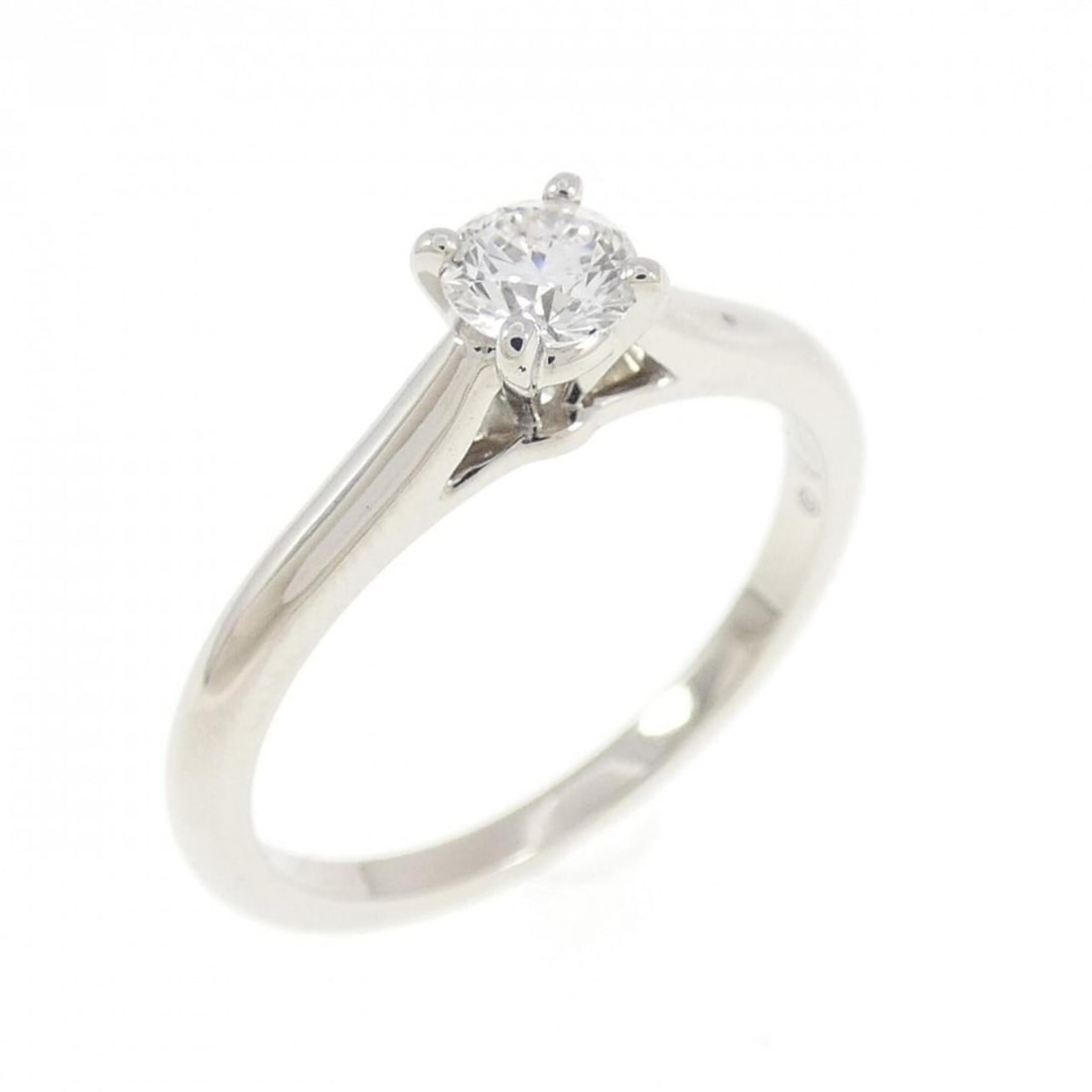 Cartier 1895 Ring, 0.25ct, D VVS2, 3EXT: --- Catalog ---Category: SizeWeight: 3.4g / 0.11oz.JP Size: 11US Size: 6Category: DesignType: Band ringStone: DiamondGender: WomenClarity: VVS2Material: Platinum 950Color Grade: DWeight (ct.):