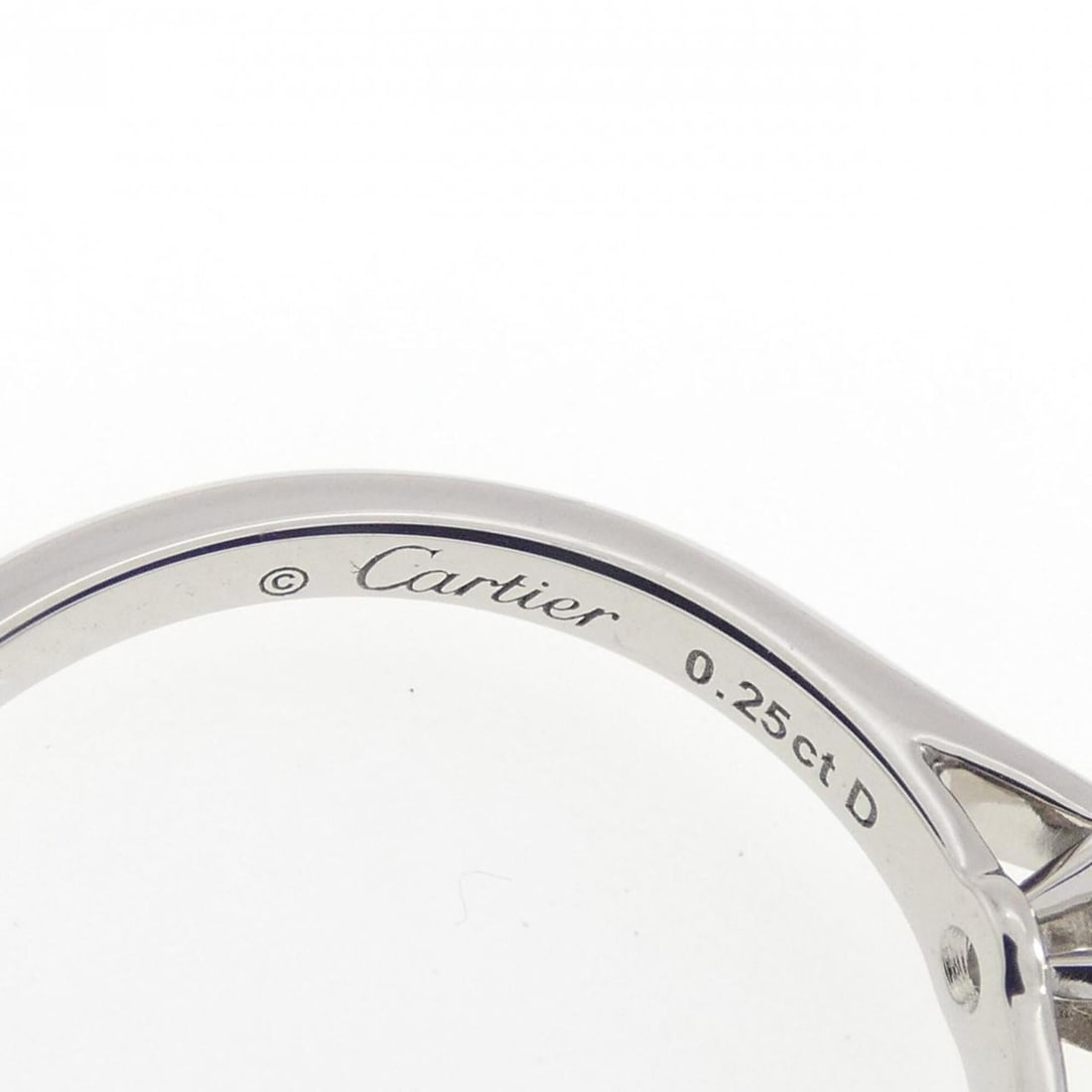 Cartier 1895 Ring, 0.25ct, D VVS2, 3EXT - 4