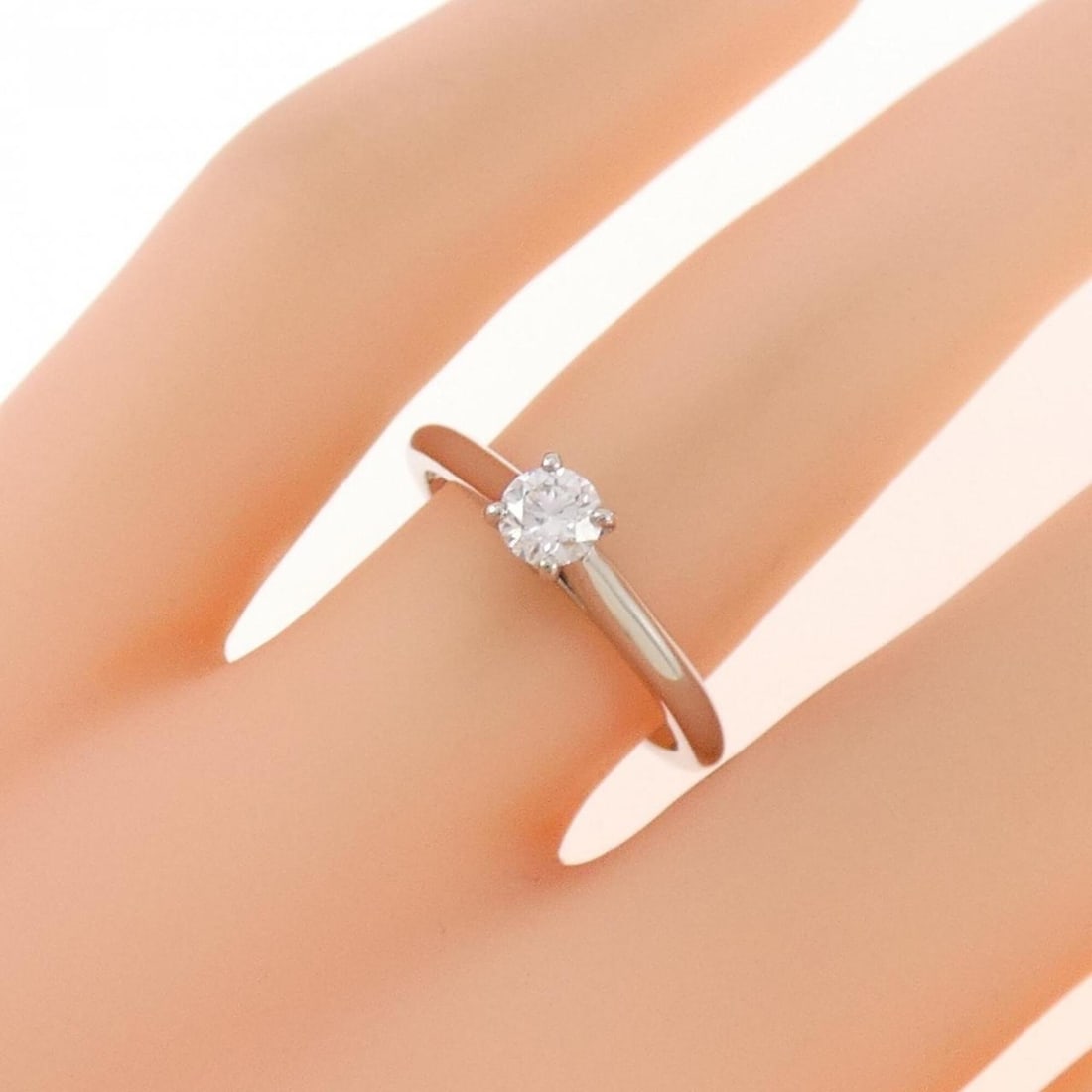Cartier 1895 Ring, 0.25ct, D VVS2, 3EXT - 5