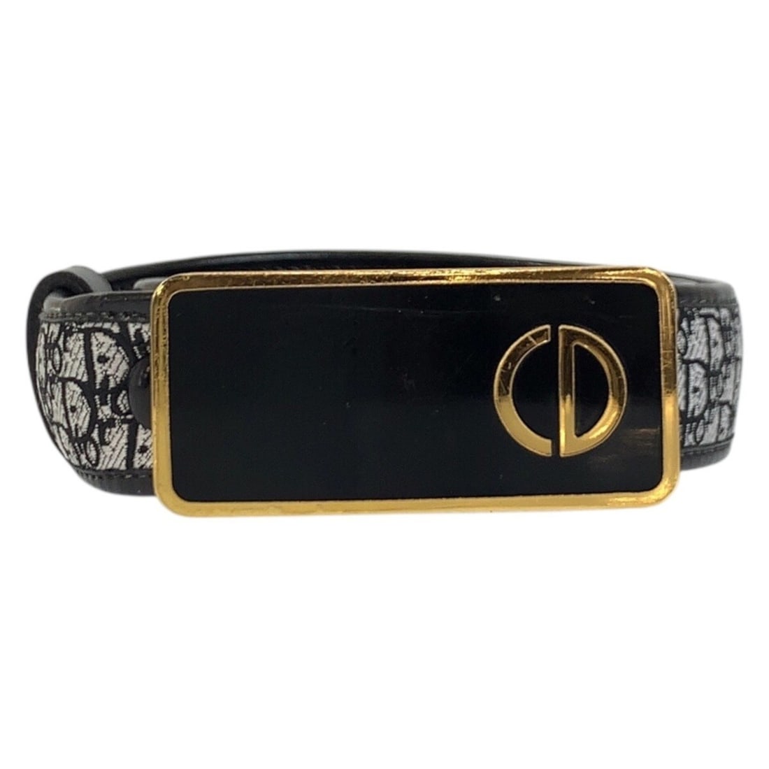 Christian Dior Vintage Oblique 70cm Black Gold Hardware Canvas Belt for Women: --- Catalog ---Category: SizeLength: 65cm - 75cm / 25.59'' - 29.52''Category: DesignType: Standard beltColor: Black, GoldGender: WomenMaterial (Strap): Canvas Category: GeneralBrand: Christian DiorCou