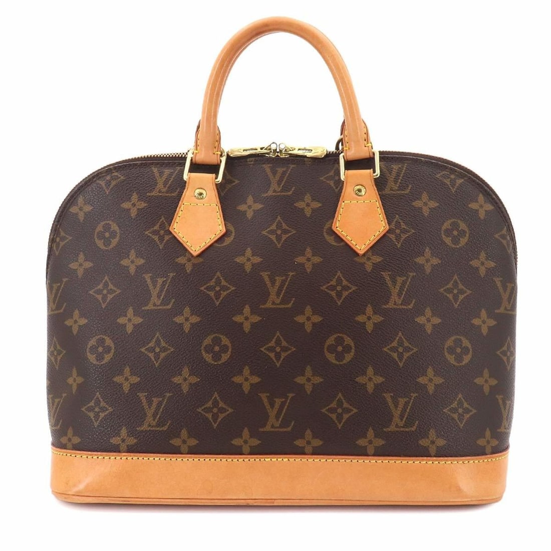 Louis Vuitton Monogram Alma Handbag, Brown, M51130, Gold Hardware: --- Catalog ---Category: SizeSize (HxWxD): 23.5cm x 30.5cm x 16cm / 9.25'' x 12'' x 6.29''Category: DesignType: HandbagColor: Brown, MonogramGender: WomenMaterial: Monogram Category: GeneralMPN: