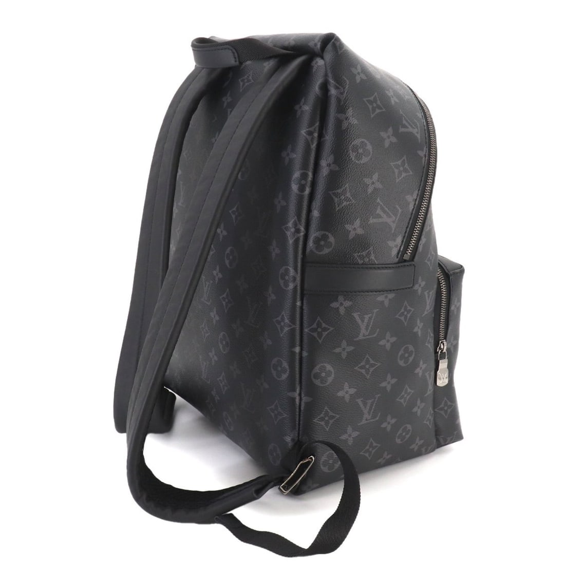 Louis Vuitton Monogram Eclipse Backpack, Black, M43186, Silver Hardware, Discovery Backpack - 2
