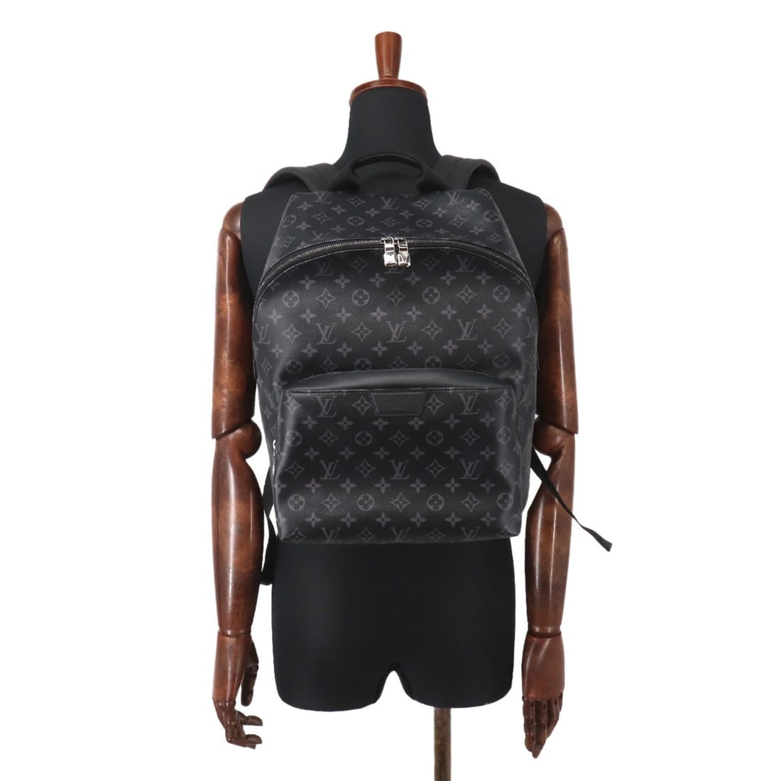 Louis Vuitton Monogram Eclipse Backpack, Black, M43186, Silver Hardware, Discovery Backpack - 7