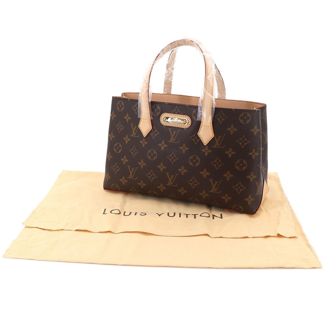 Louis Vuitton LOUIS VUITTON Monogram Wilsher PM Handbag Brown M45643: --- Catalog ---Category: SizeSize (HxWxD): 18cm x 30cm x 10.5cm / 7.08'' x 11.81'' x 4.13''Category: DesignType: HandbagColor: Brown, MonogramGender: WomenMaterial: Monogram Category: GeneralMPN: