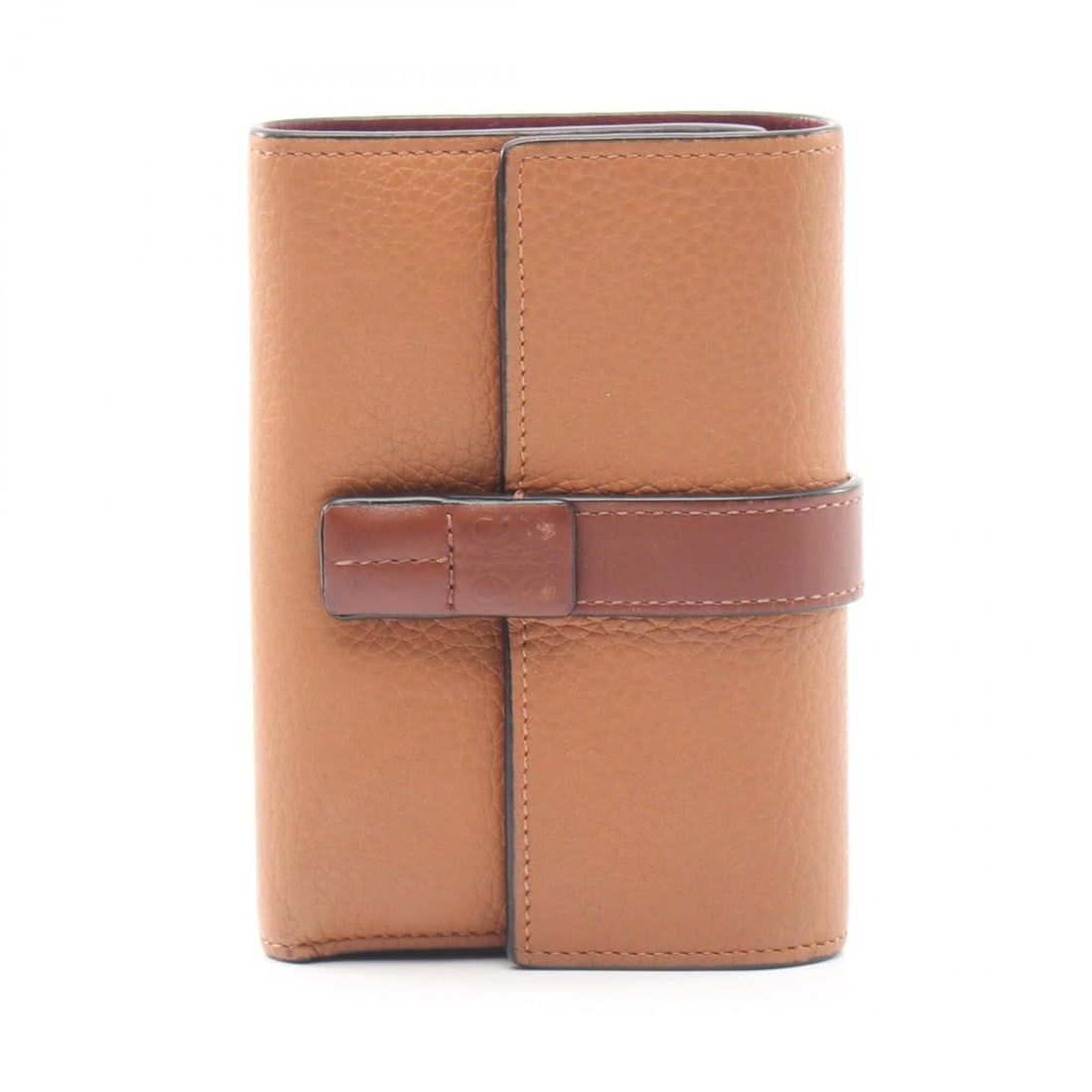 Loewe Vertical Wallet Small Tri-fold Leather Women's Brown C660S86X01 (1 of 11)