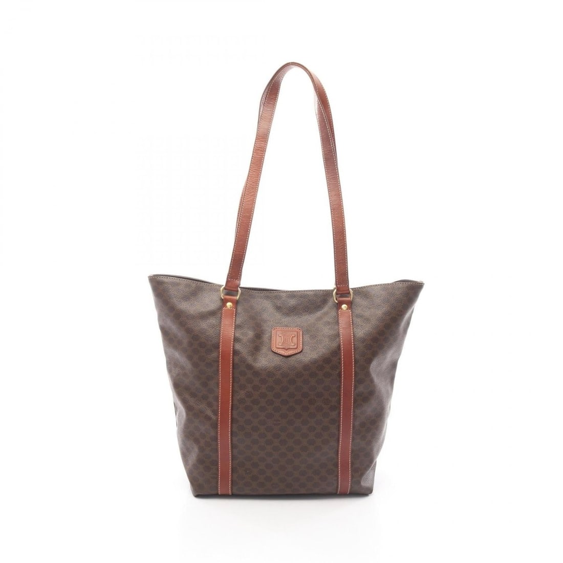 Celine Macadam Tote Bag Handbag, Coated Canvas Leather, Women's, Brown: --- Catalog ---Category: SizeSize (HxWxD): 31cm x 26.5cm x 12.5cm / 12.2'' x 10.43'' x 4.92''Category: DesignType: Handbag, Tote bagColor: BrownGender: WomenMaterial: Coated canvas , Leather Category: