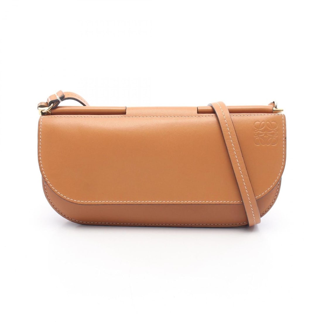 Loewe Gate Pochette Wallet Shoulder Bag Handbag Leather Women's Brown (1 of 11)