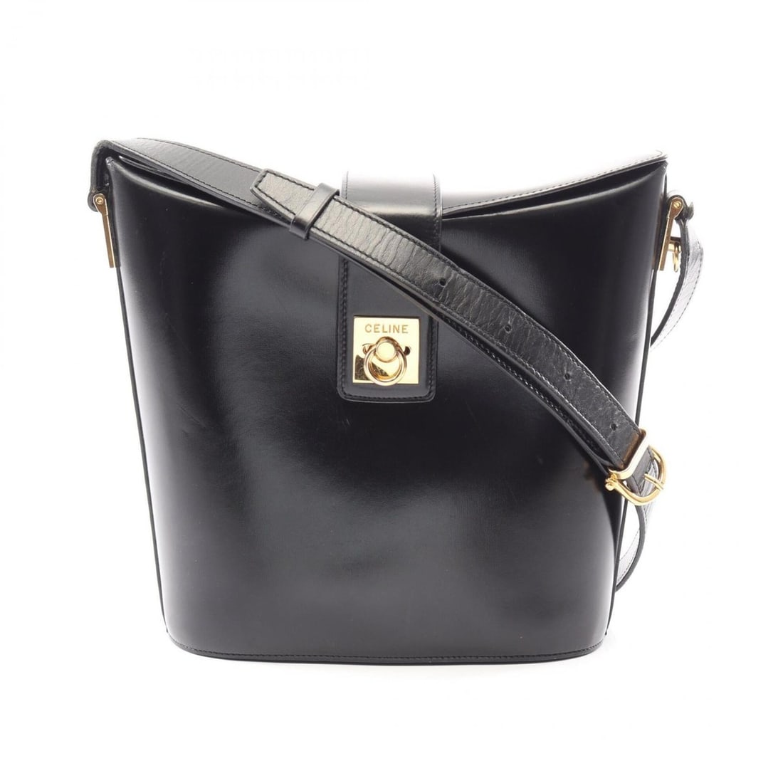Celine CELINE Shoulder Bag Handbag Leather Women's Black (1 of 13)