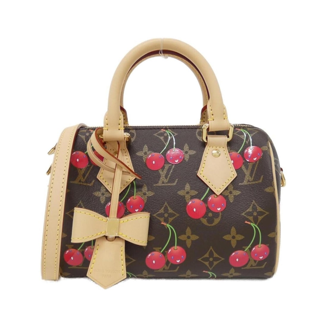 Louis Vuitton Monogram Cherry (LV X™) Speedy Bandoulière 20cm M13094 Boston Bag: --- Catalog ---Category: SizeSize (HxWxD): 15cm x 21cm x 12cm / 5.9'' x 8.26'' x 4.72''Category: DesignType: Boston bagColor: MarronGender: WomenMaterial: Coated canvas Hardware Color: GoldCategory: