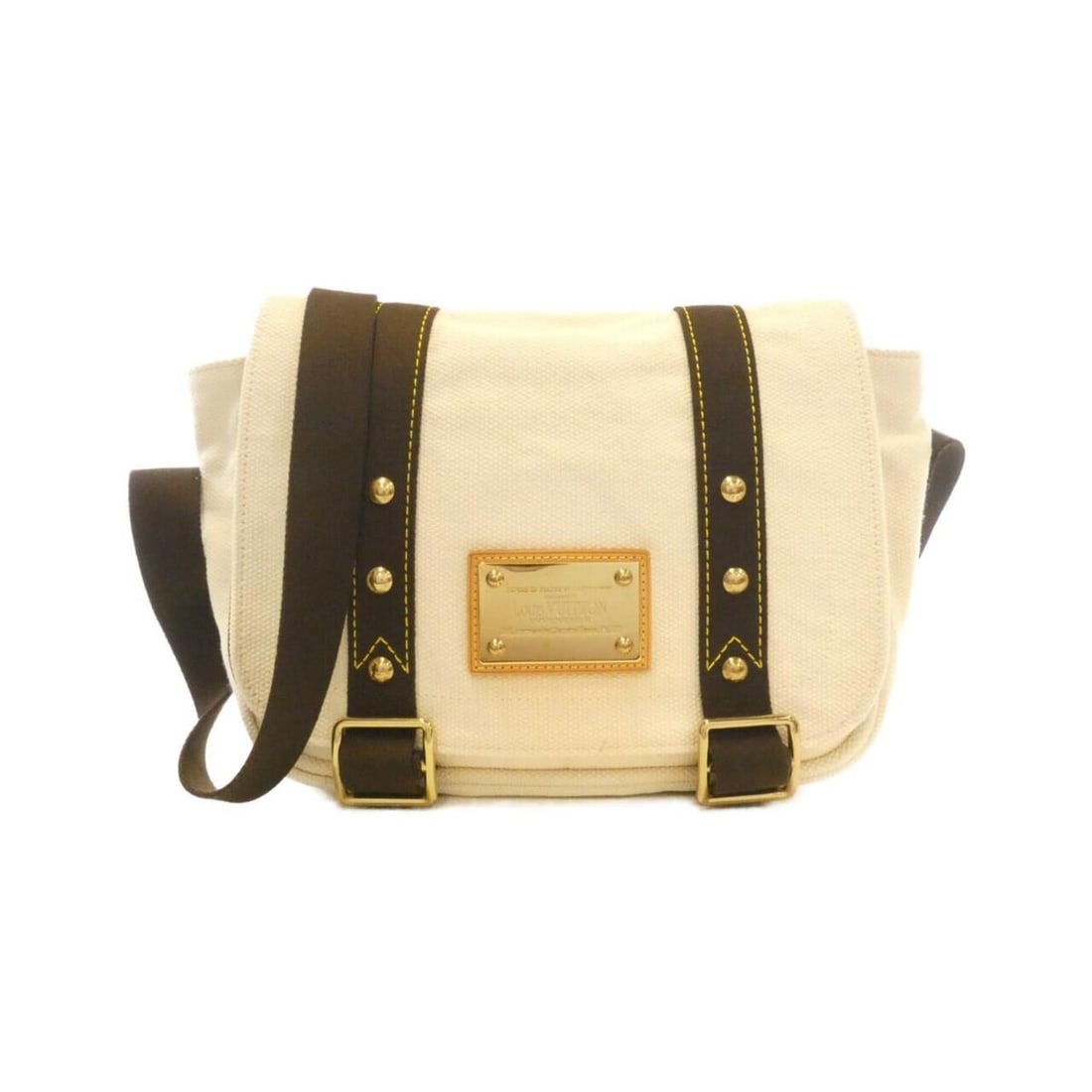 Louis Vuitton Antigua Buzas PM M40042 Shoulder Bag: --- Catalog ---Category: SizeSize (HxWxD): 23cm x 29cm x 8cm / 9.05'' x 11.41'' x 3.14''Category: DesignType: Shoulder bagColor: WhiteGender: WomenMaterial: Canvas Hardware Color: GoldCategory: