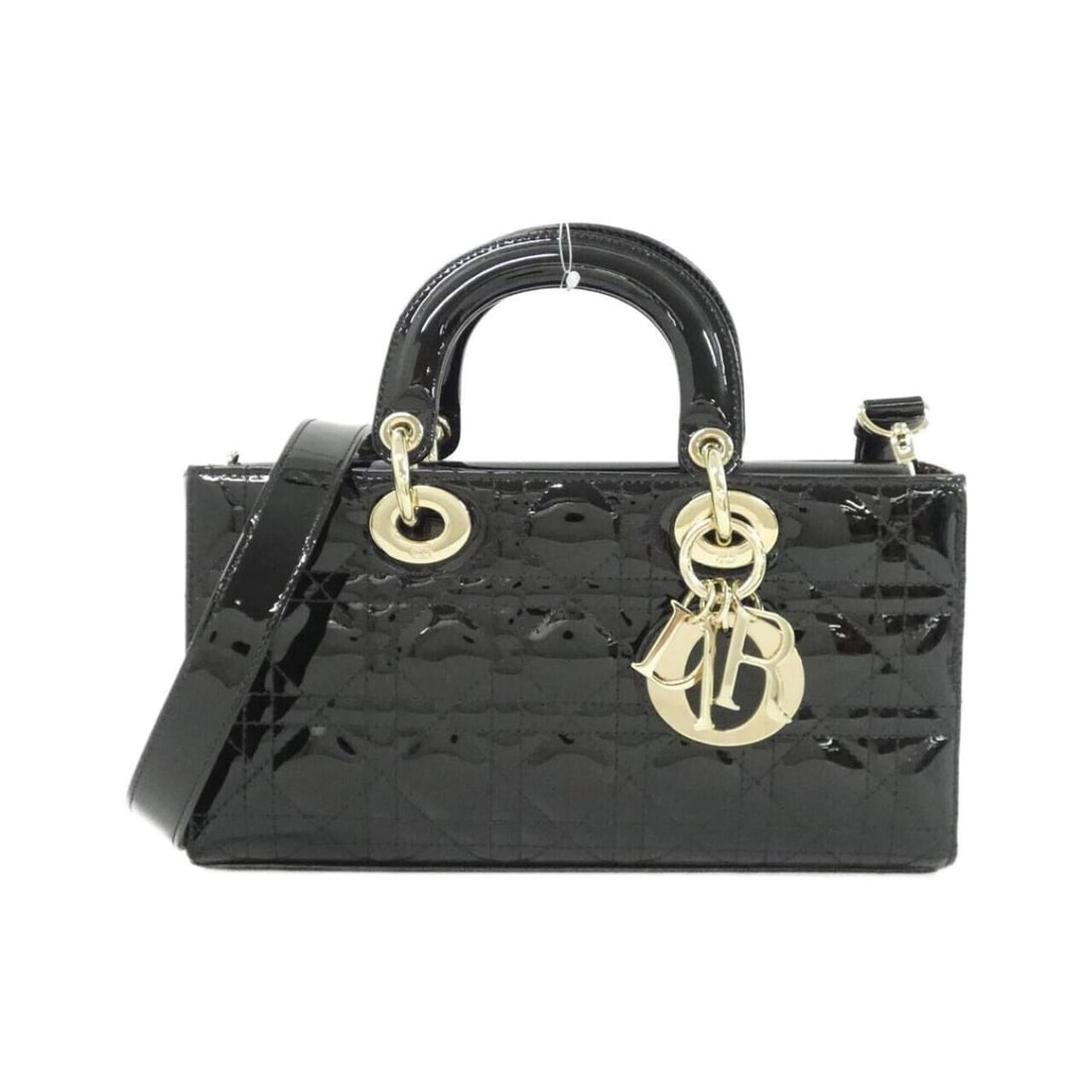 Christian Dior Lady D-Joy Medium 26cm M0540OWCB Handbag: --- Catalog ---Category: SizeSize (HxWxD): 13.5cm x 26cm x 5cm / 5.31'' x 10.23'' x 1.96''Category: DesignType: HandbagColor: BlackGender: WomenHardware Color: GoldCategory: GeneralMPN: