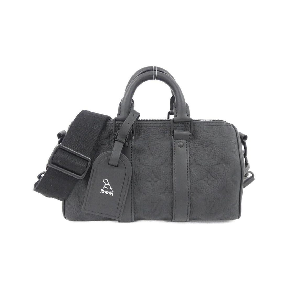 Louis Vuitton Taurillon Monogram Keepall Bandoulière 25cm M20900 Boston Bag: --- Catalog ---Category: SizeSize (HxWxD): 15cm x 25cm x 11cm / 5.9'' x 9.84'' x 4.33''Category: DesignType: Boston bagColor: BlackGender: WomenMaterial: Leather Leather/Fur Type: Calf