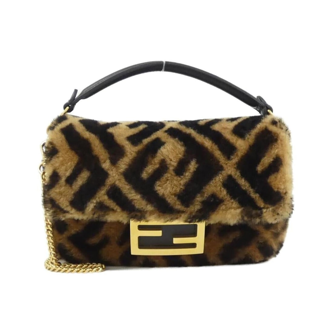 Fendi Mini Baguette 8BS017 A8HP Shoulder Bag: --- Catalog ---Category: SizeSize (HxWxD): 11cm x 18cm x 4.5cm / 4.33'' x 7.08'' x 1.77''Category: DesignType: Shoulder bagGender: WomenMaterial: Leather Leather/Fur Type: CalfskinCategory: