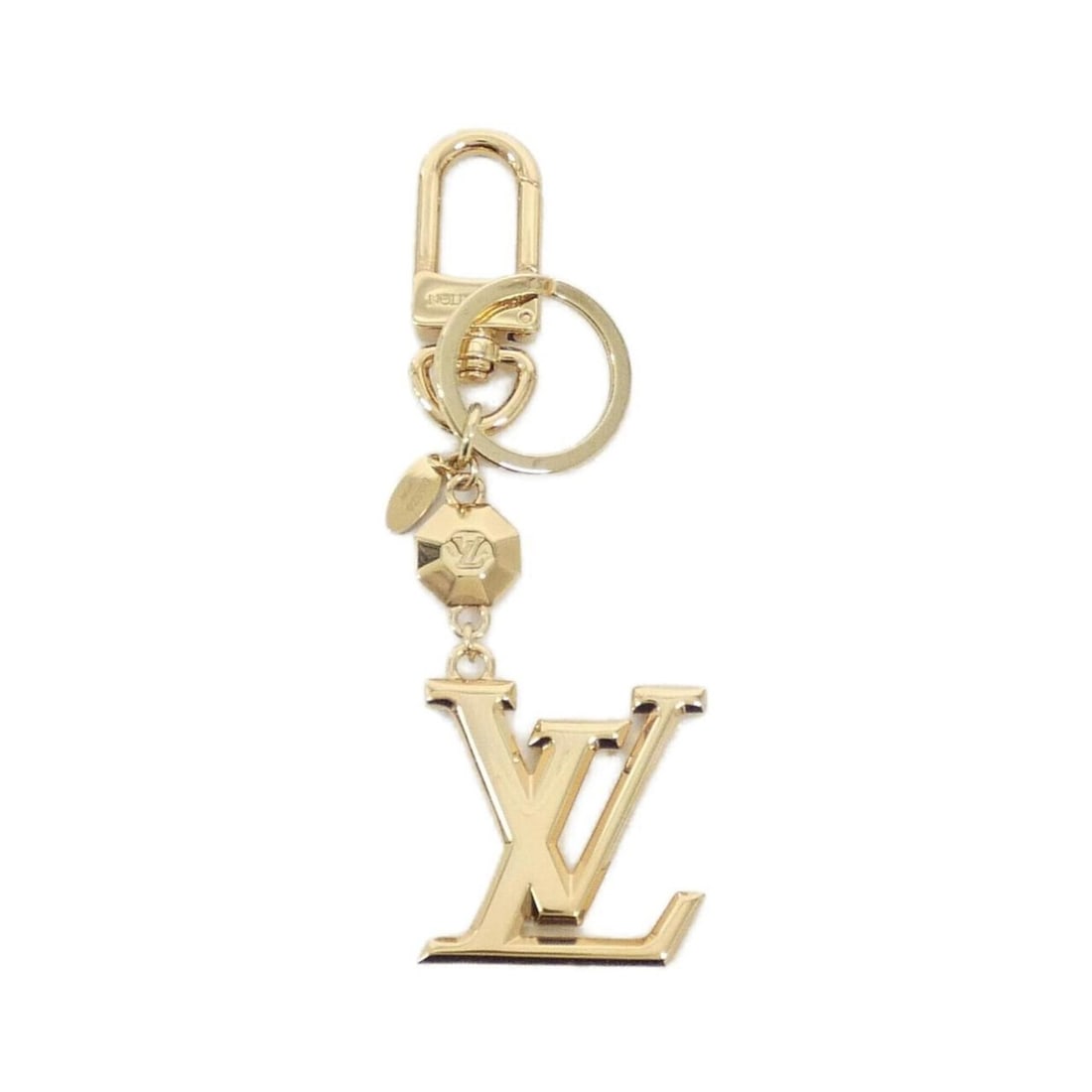 Louis Vuitton Keychain LV Facette M65216 Keyring: --- Catalog ---Category: DesignType: KeyringColor: GoldGender: Women,MenCategory: GeneralMPN: M65216Brand: Louis Vuitton--- Item List ---Section: ConditionRanking: Rank A Used - A few traces of